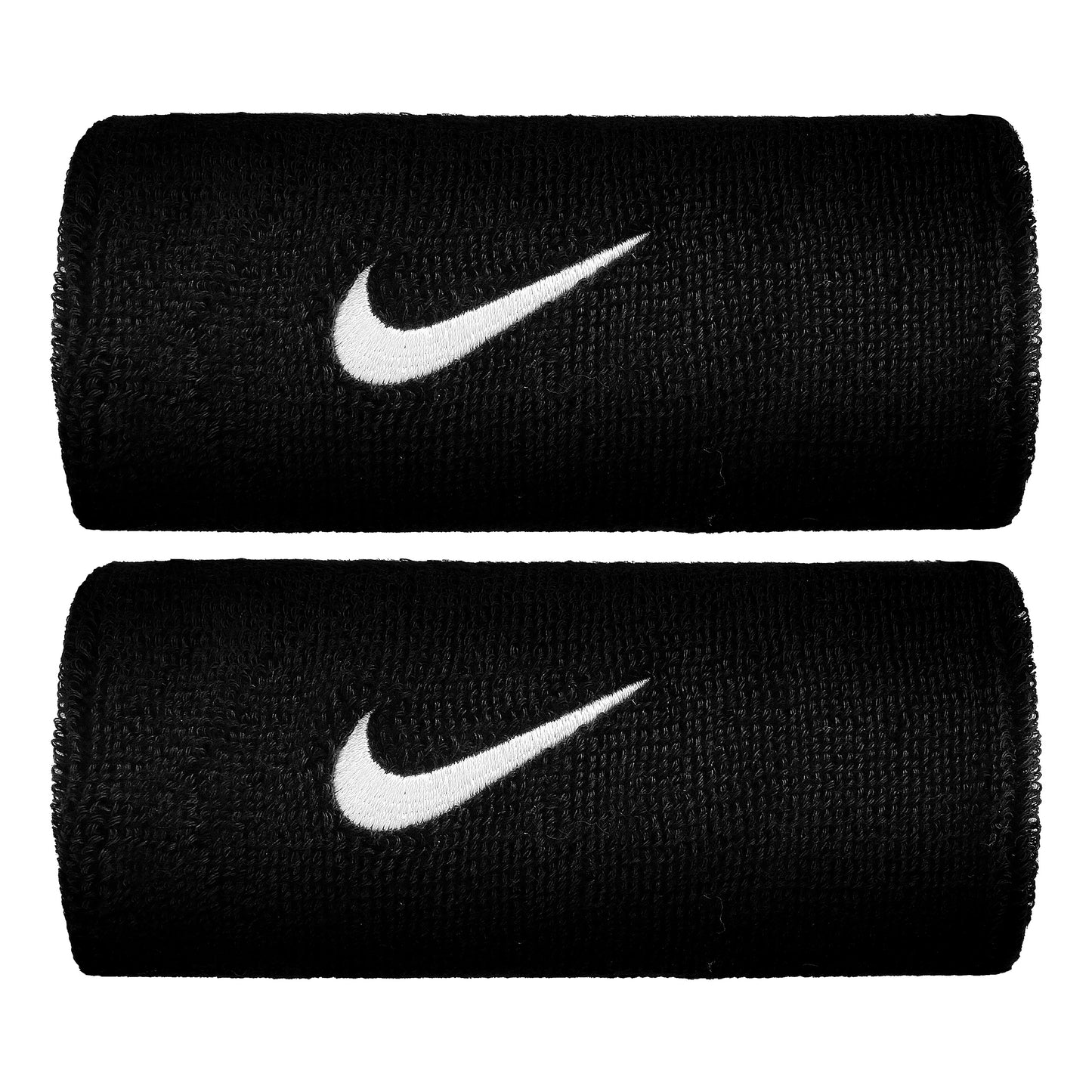 Nike Swoosh Doublewide Cinta Para Sudor Pack De 2-Negro,Blanco Nike Swoosh Doublewide Cinta Para Sudor Pack De 2-Negro,Blanco