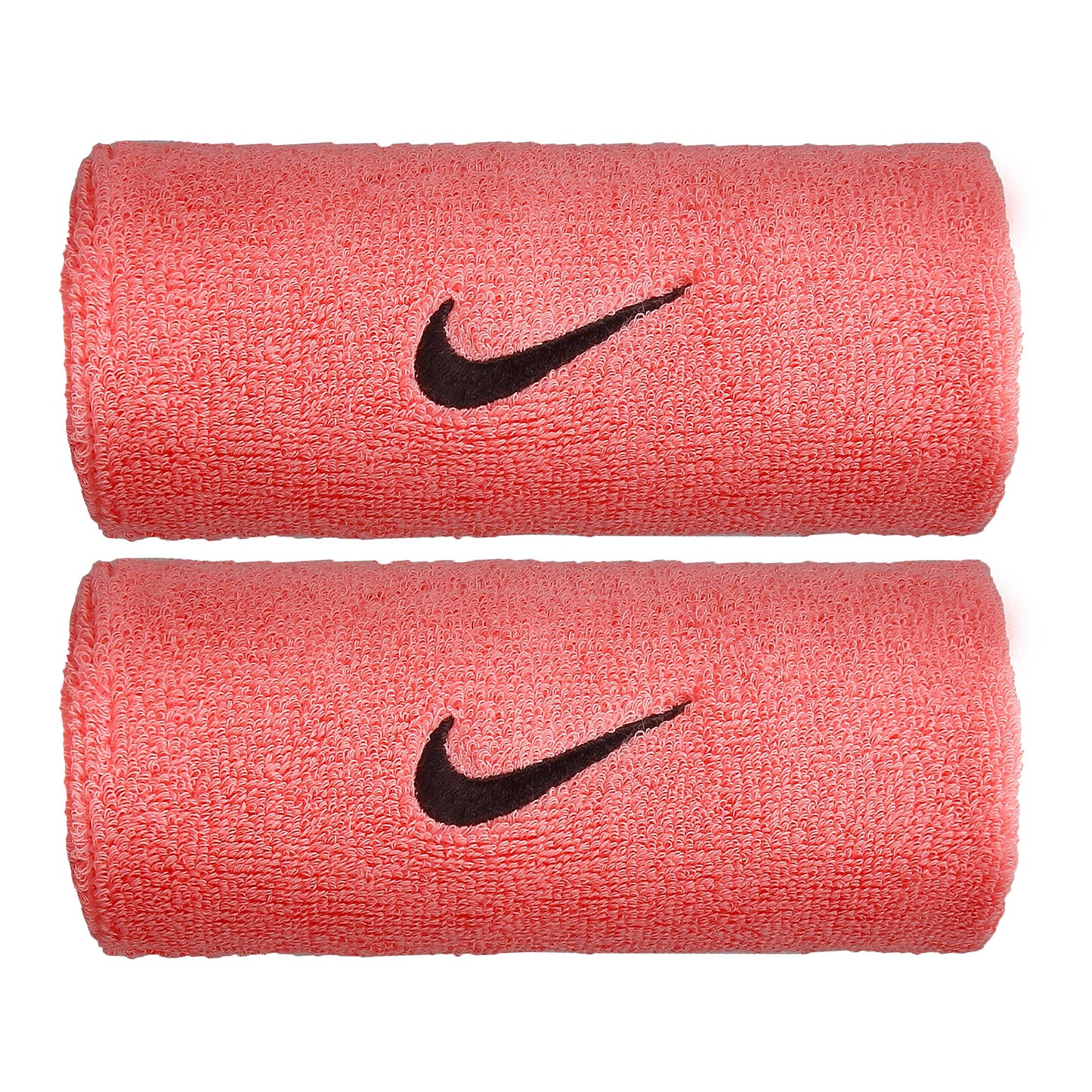 Nike Swoosh Doublewide Cinta para sudor Pack de 2 Unisex - rosa, negro Nike Swoosh Doublewide Cinta para sudor Pack de 2 Unisex - rosa, negro