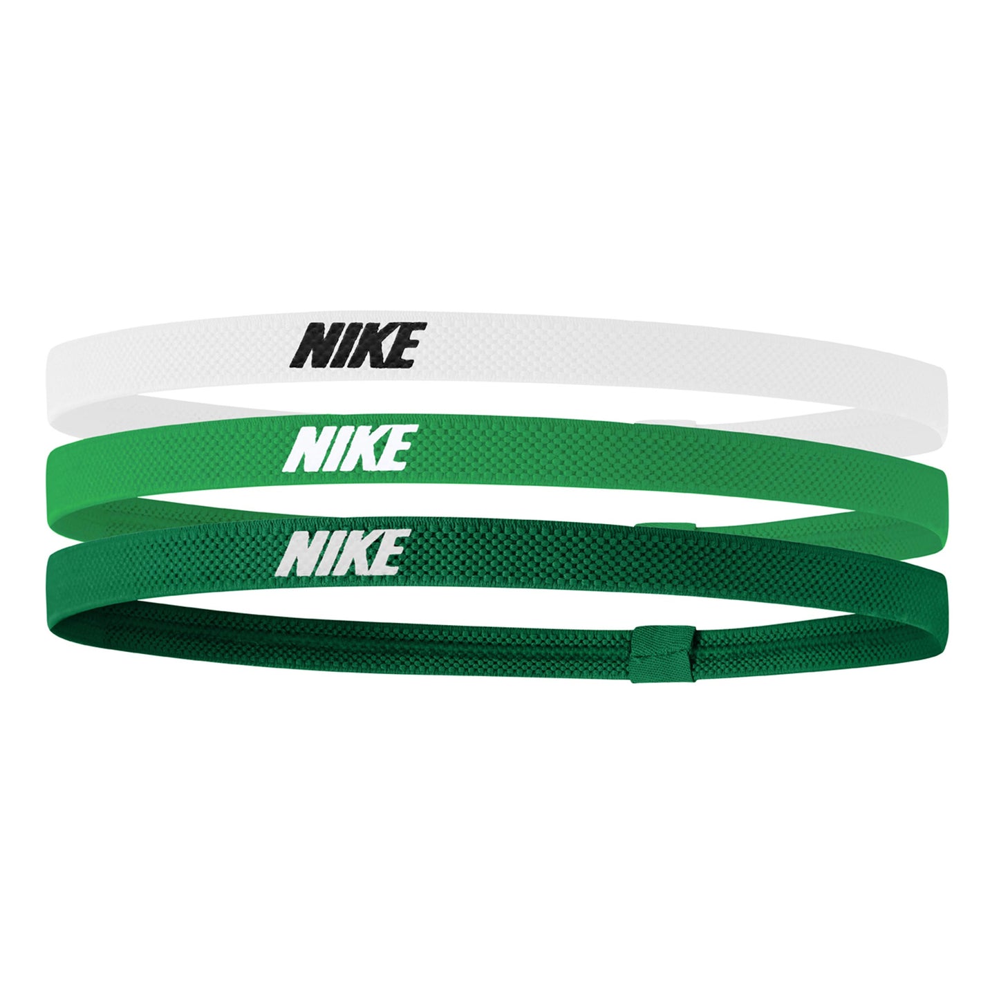 Nike Elastic 2.0 Cinta para el pelo Pack de 3 Unisex - blanco, verde claro Nike Elastic 2.0 Cinta para el pelo Pack de 3 Unisex - blanco, verde claro