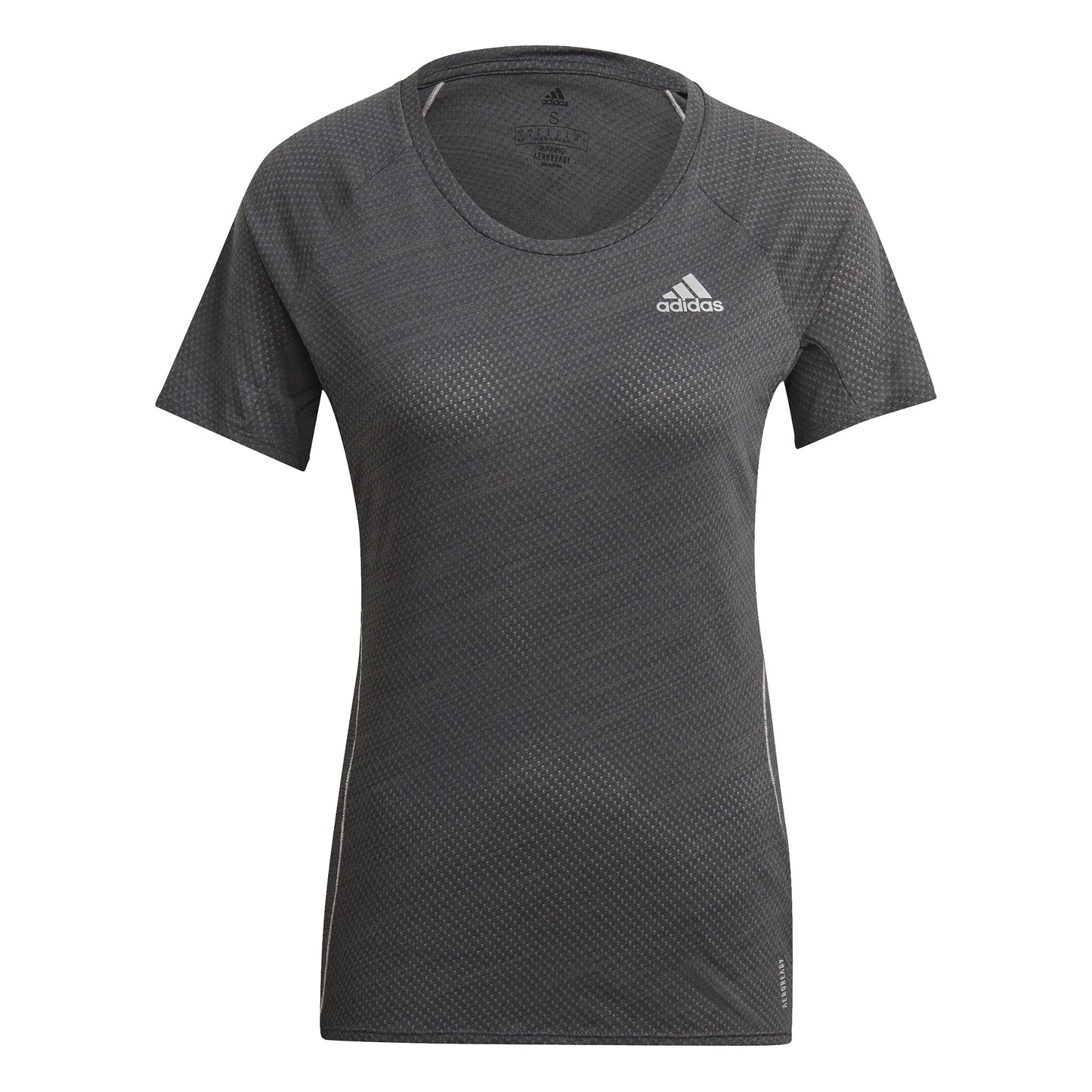adidas Runner Camiseta de manga corta Mujeres - gris oscuro, blanco adidas Runner Camiseta de manga corta Mujeres - gris oscuro, blanco