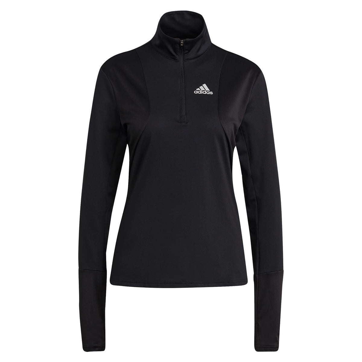adidas Own The Run Half-Zip Camiseta de manga larga Mujeres - negro, blanco adidas Own The Run Half-Zip Camiseta de manga larga Mujeres - negro, blanco