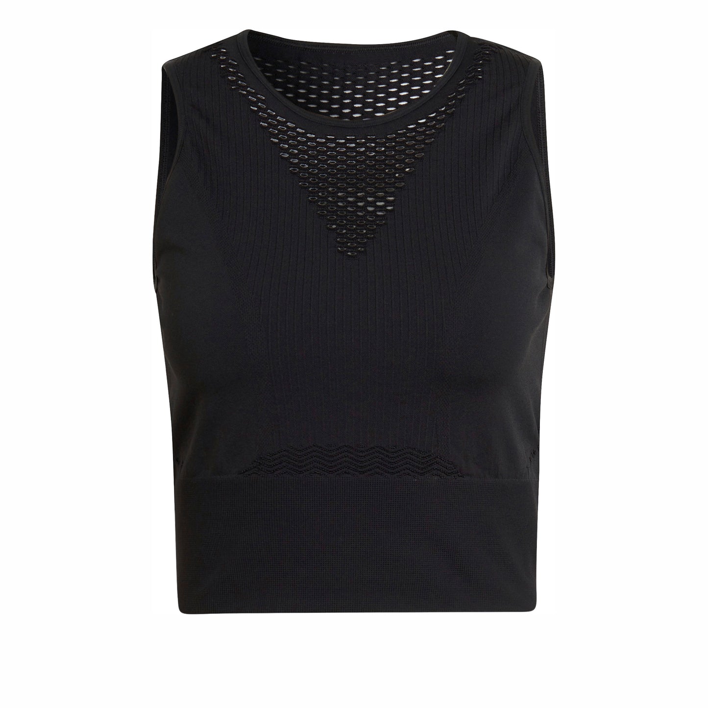 adidas Aeroknit Crop Camiseta De Tirantes Mujeres-Negro adidas Aeroknit Crop Camiseta De Tirantes Mujeres-Negro