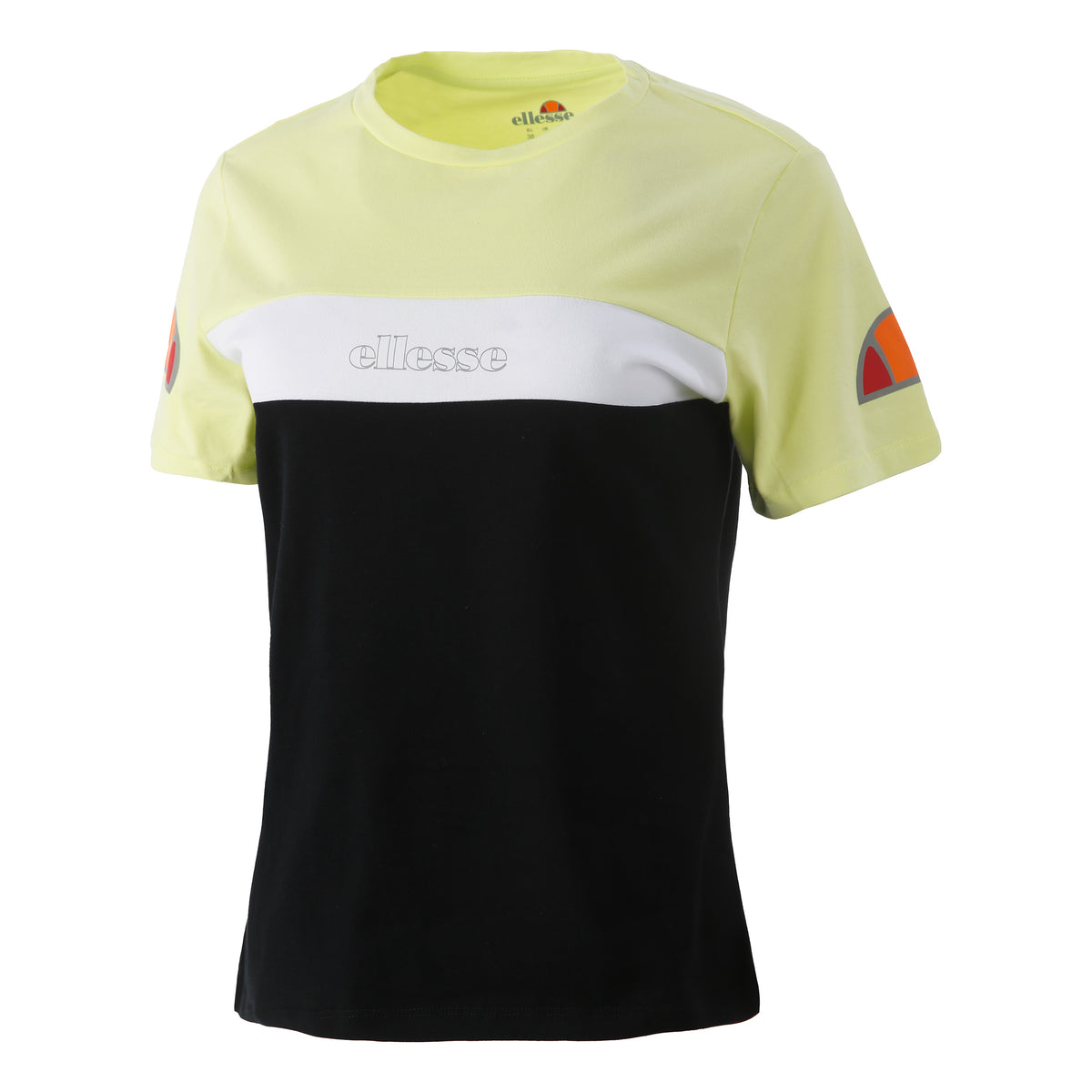 Ellesse Becaert Camiseta de manga corta Mujeres - negro, lima