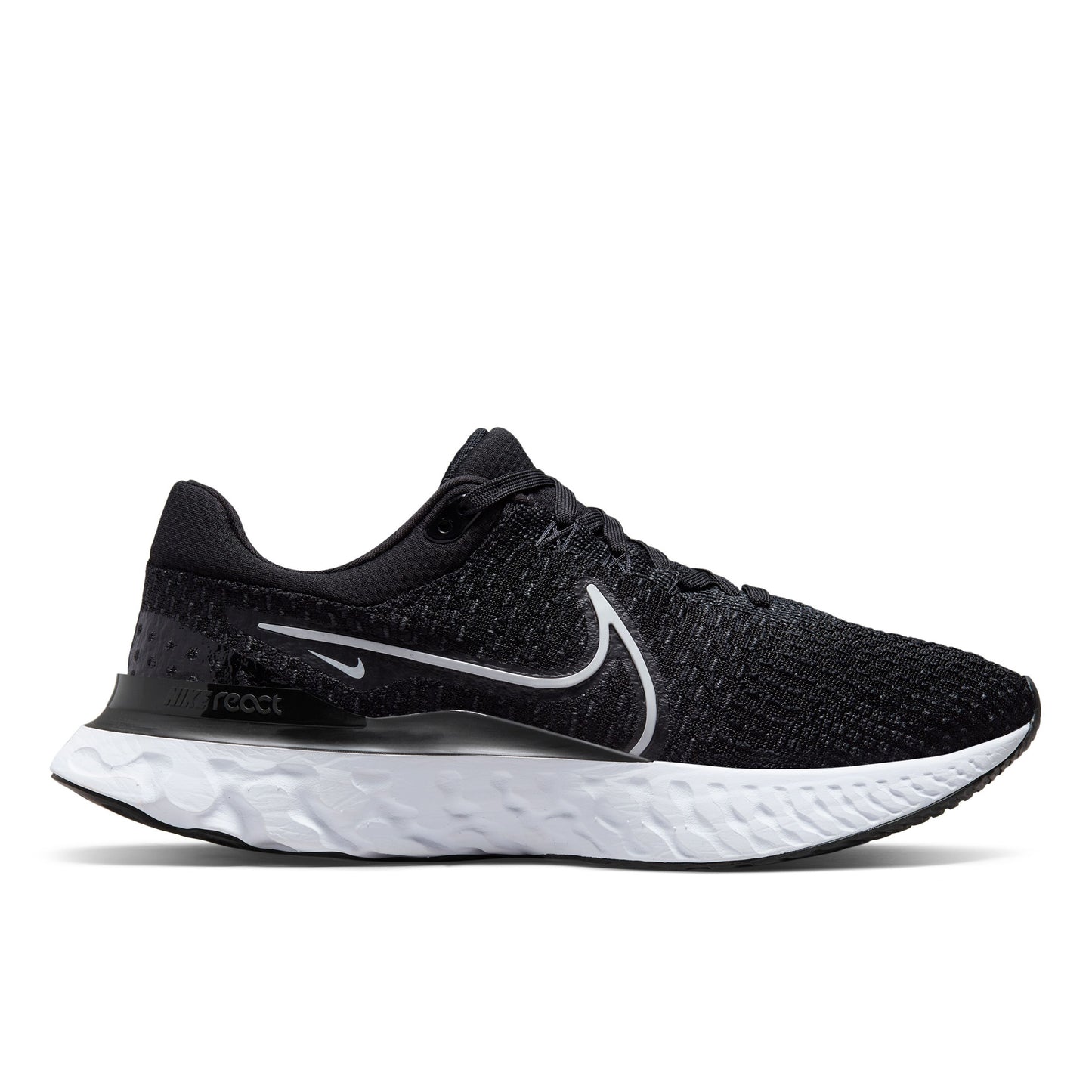 Nike Infinity Flyknit 3 Zapatilla neutral Hombres - negro, blanco