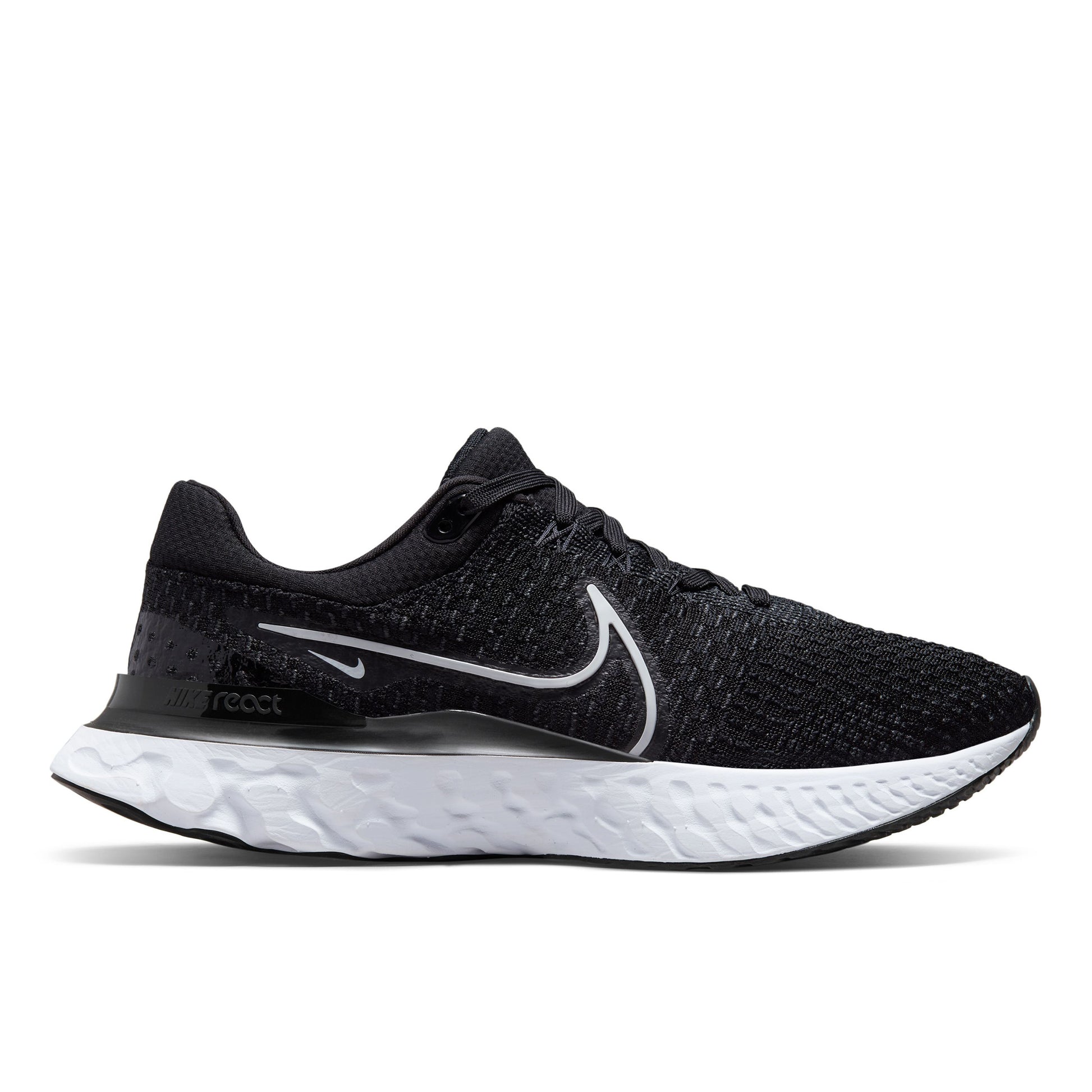 Nike Infinity Flyknit 3 Zapatilla neutral Hombres - negro, blanco