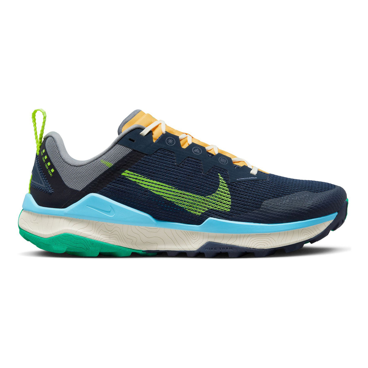 Nike React Wildhorse 8 Zapatilla trail Hombres - azul, verde