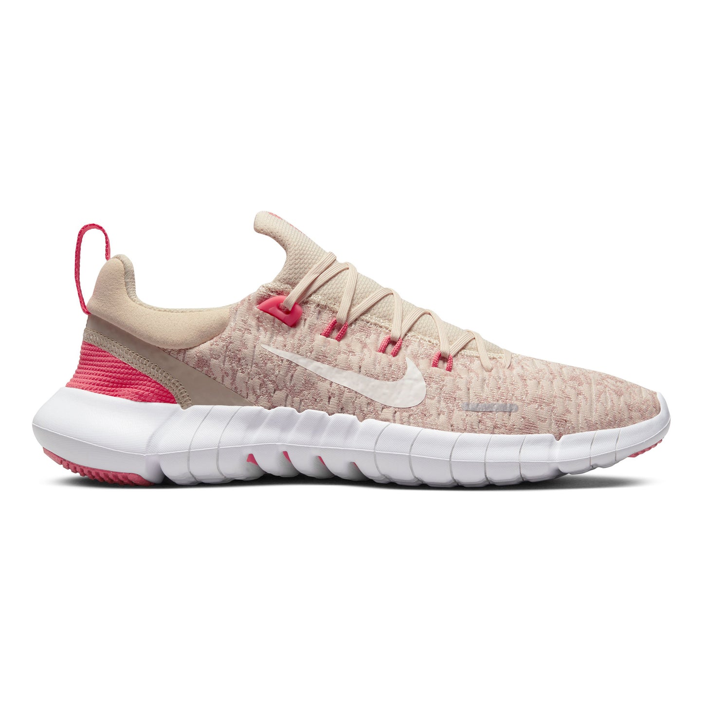 Nike Free Run 5.0 Zapatilla neutral Mujeres - beige, rosa