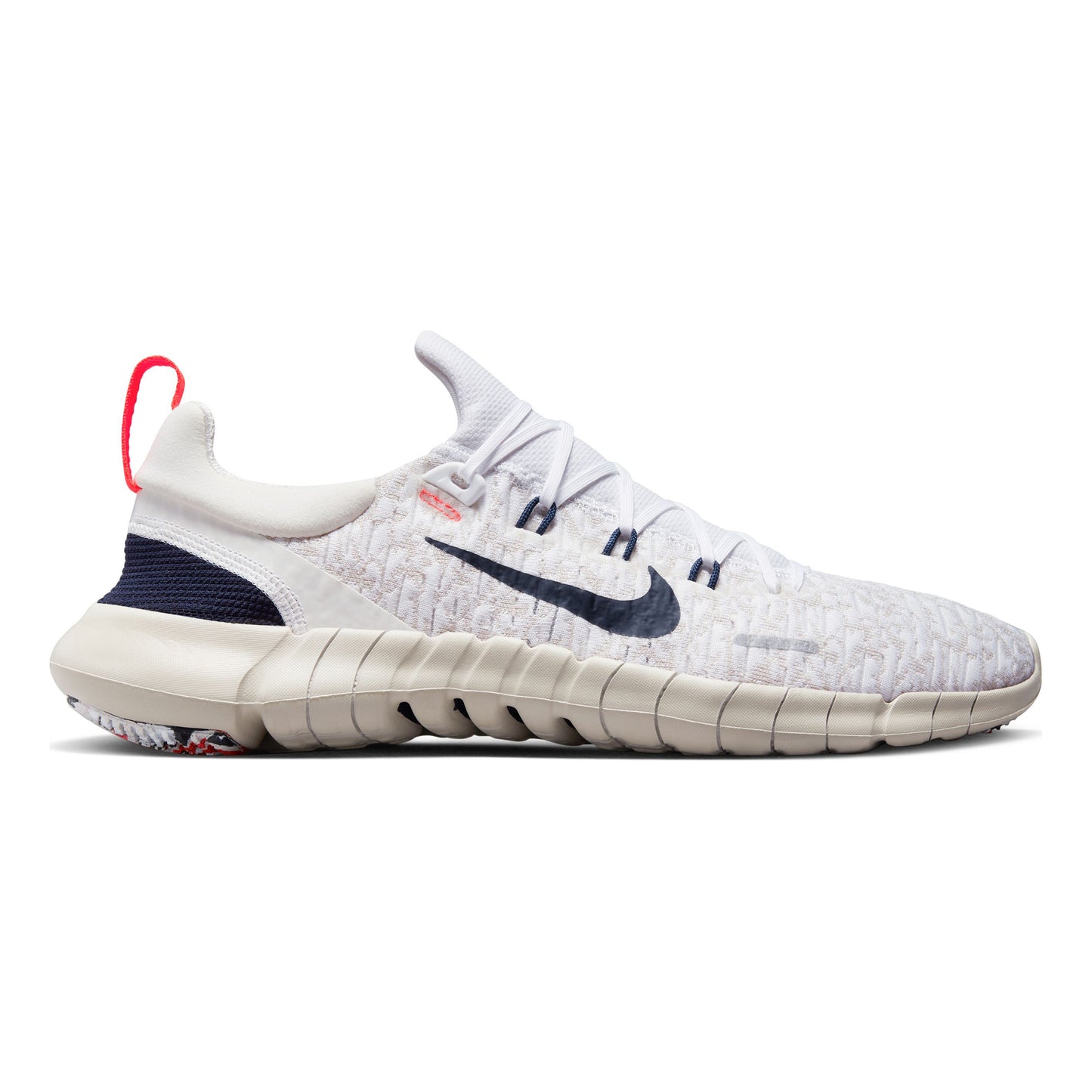 Nike Free Run 5.0 Zapatilla neutral Hombres - blanco, azul oscuro