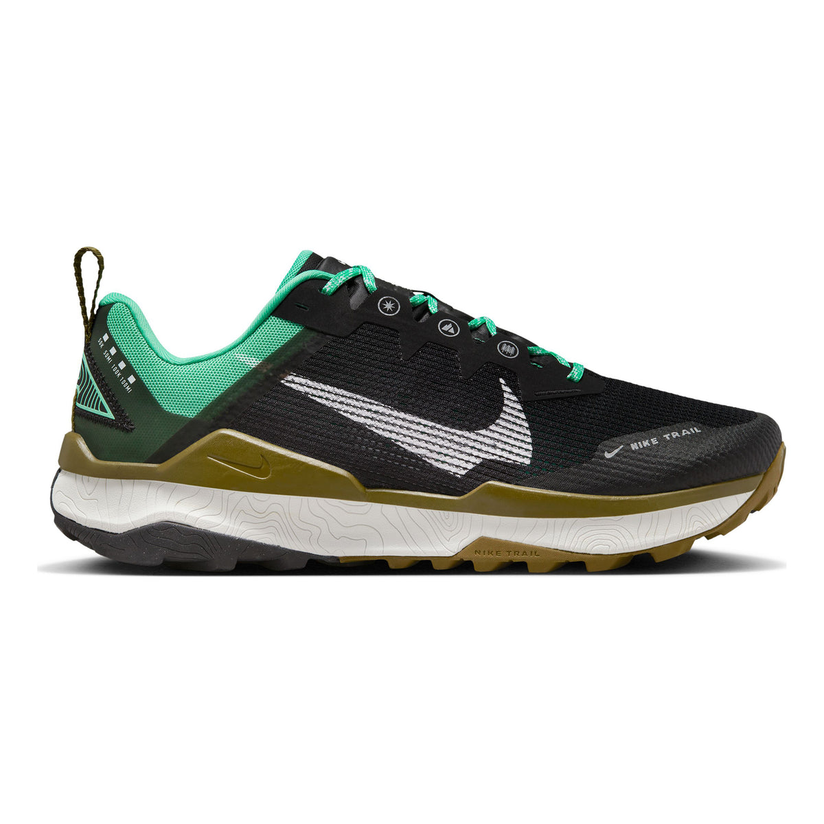 Nike React Wildhorse 8 Zapatilla trail Hombres - negro, oliva