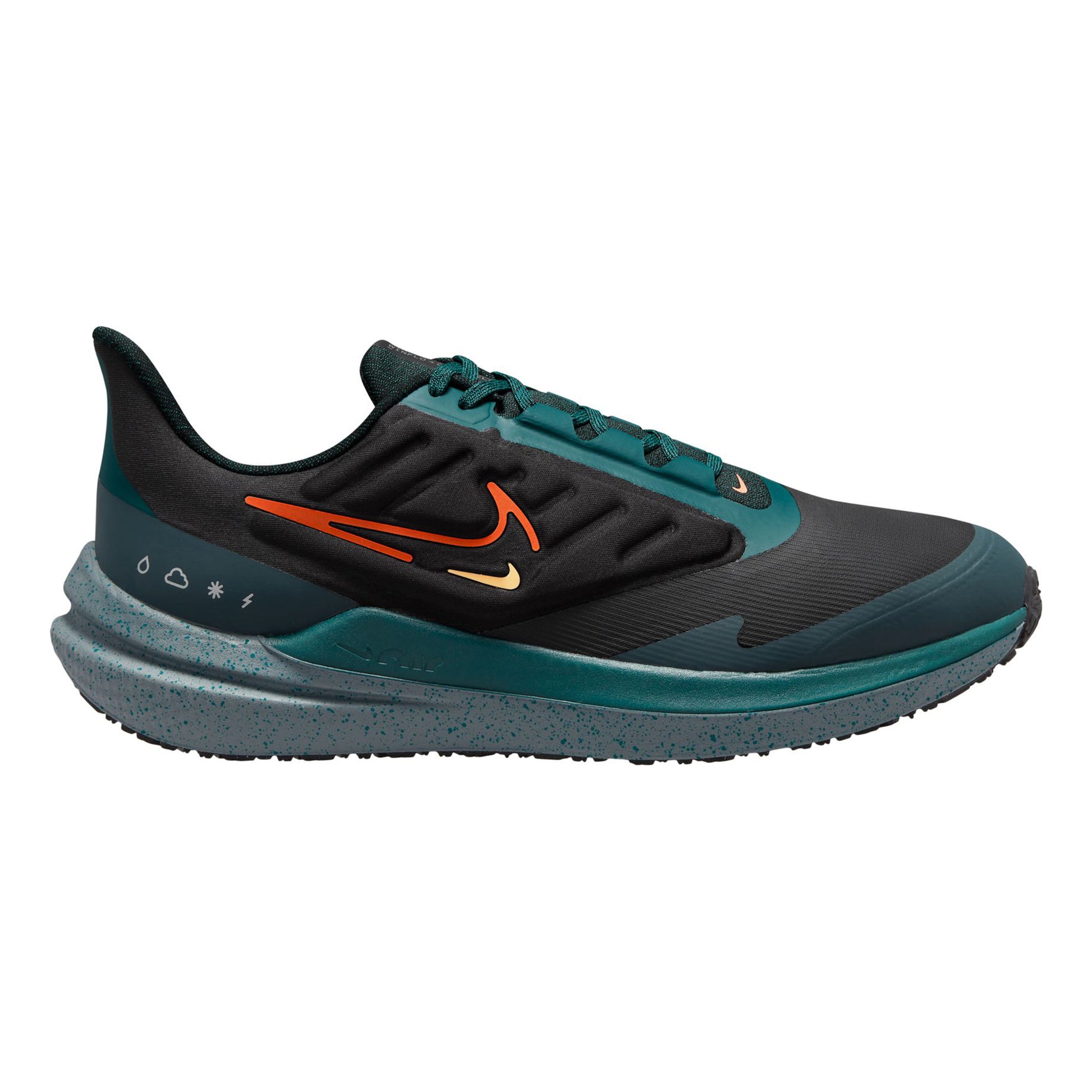 Nike Winflo 9 Shield Zapatilla neutral Hombres - negro, color petróleo