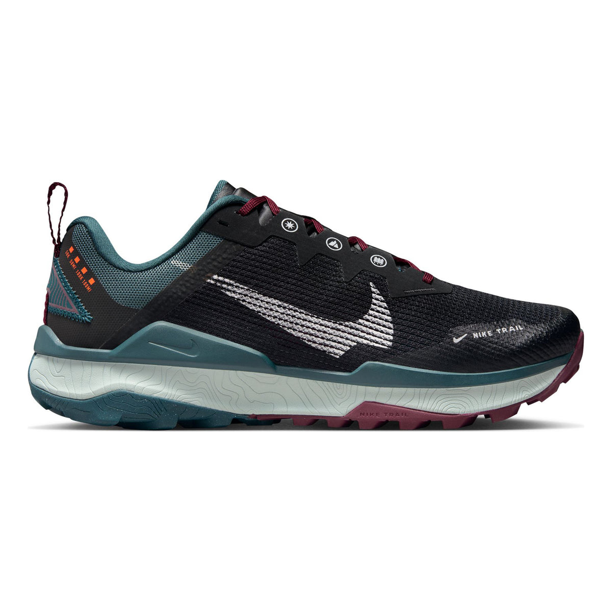 Nike React Wildhorse 8 Zapatilla trail Hombres - negro, color petróleo