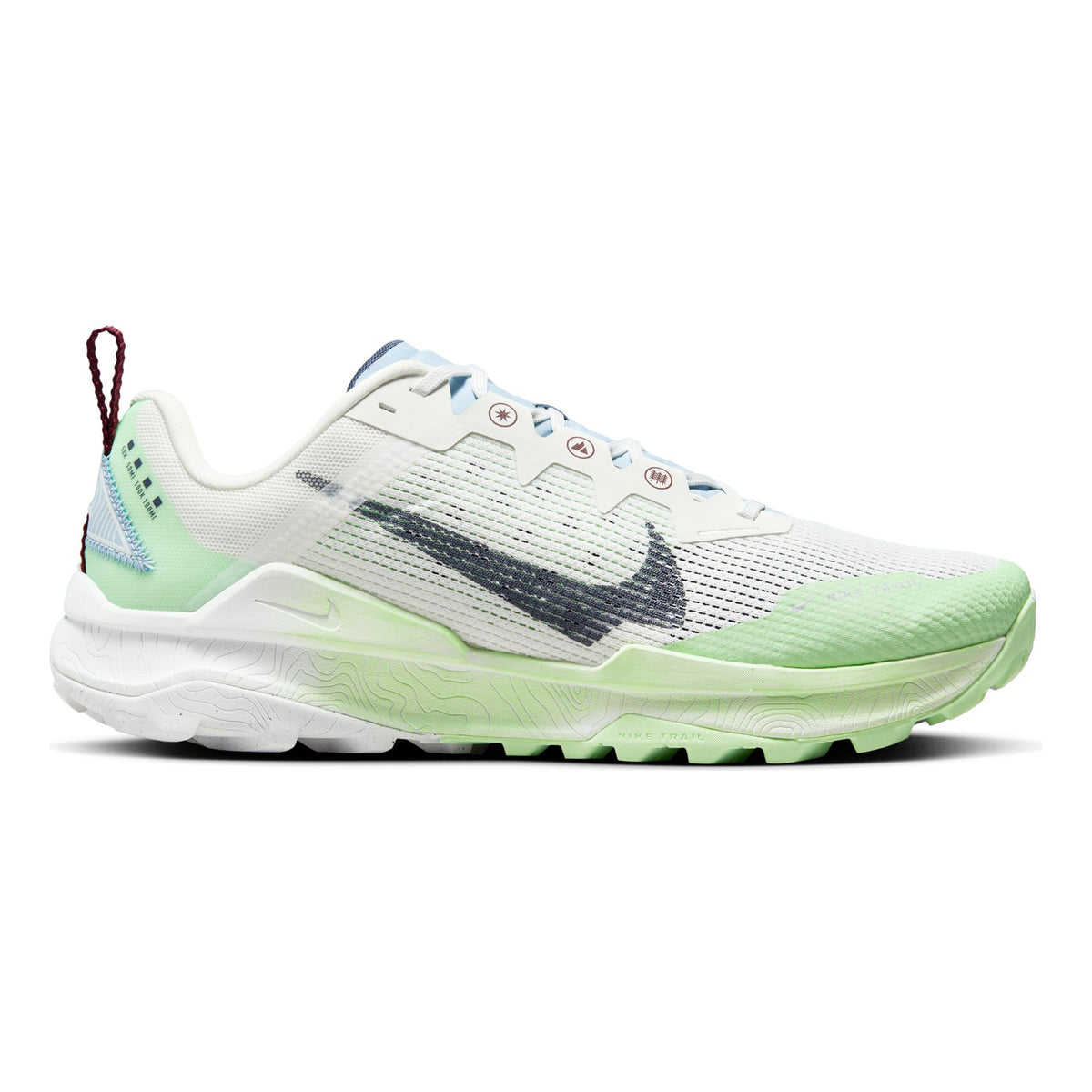 Nike React Wildhorse 8 Zapatilla trail Hombres - blanco, verde claro