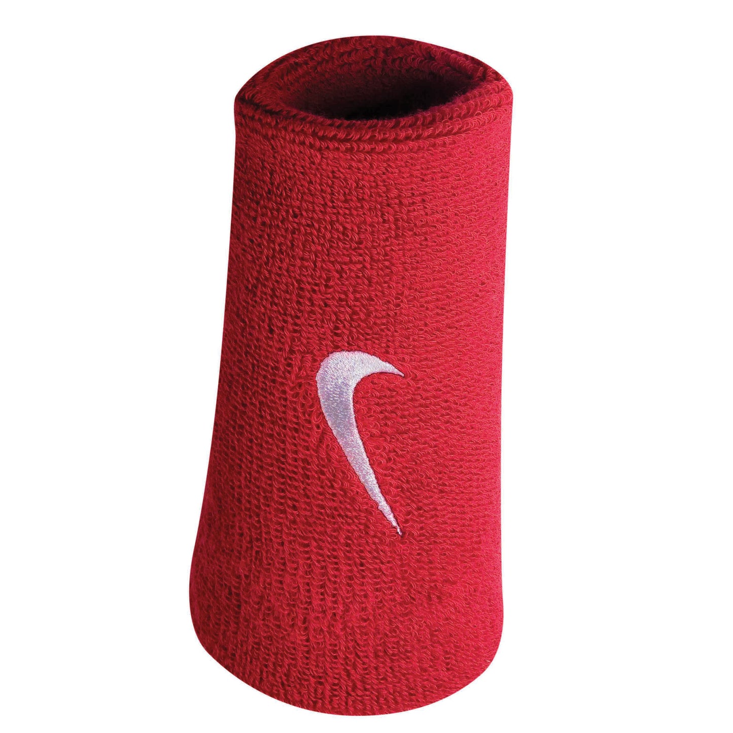 Nike Swoosh Doublewide Cinta para sudor Pack de 2 Unisex - rojo, blanco