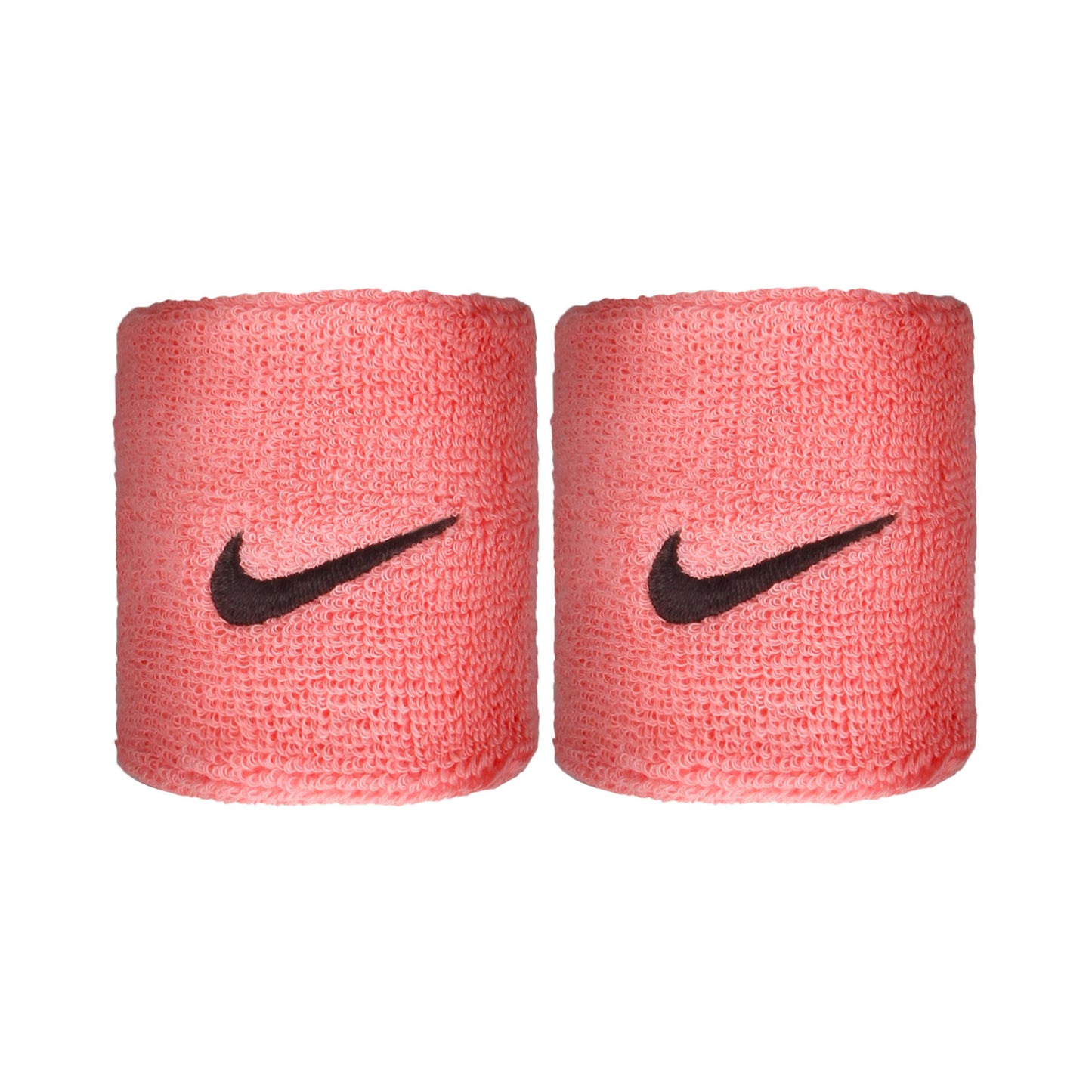 Nike Swoosh Cinta para sudor Pack de 2 corto - rosa, negro
