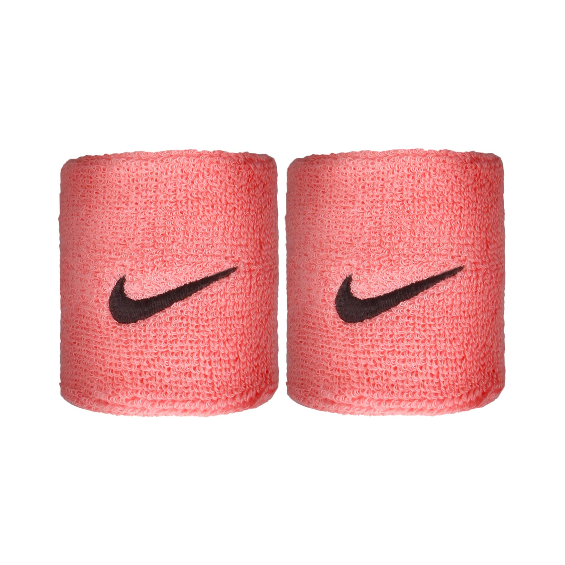 Nike Swoosh Cinta para sudor Pack de 2 corto - rosa, negro