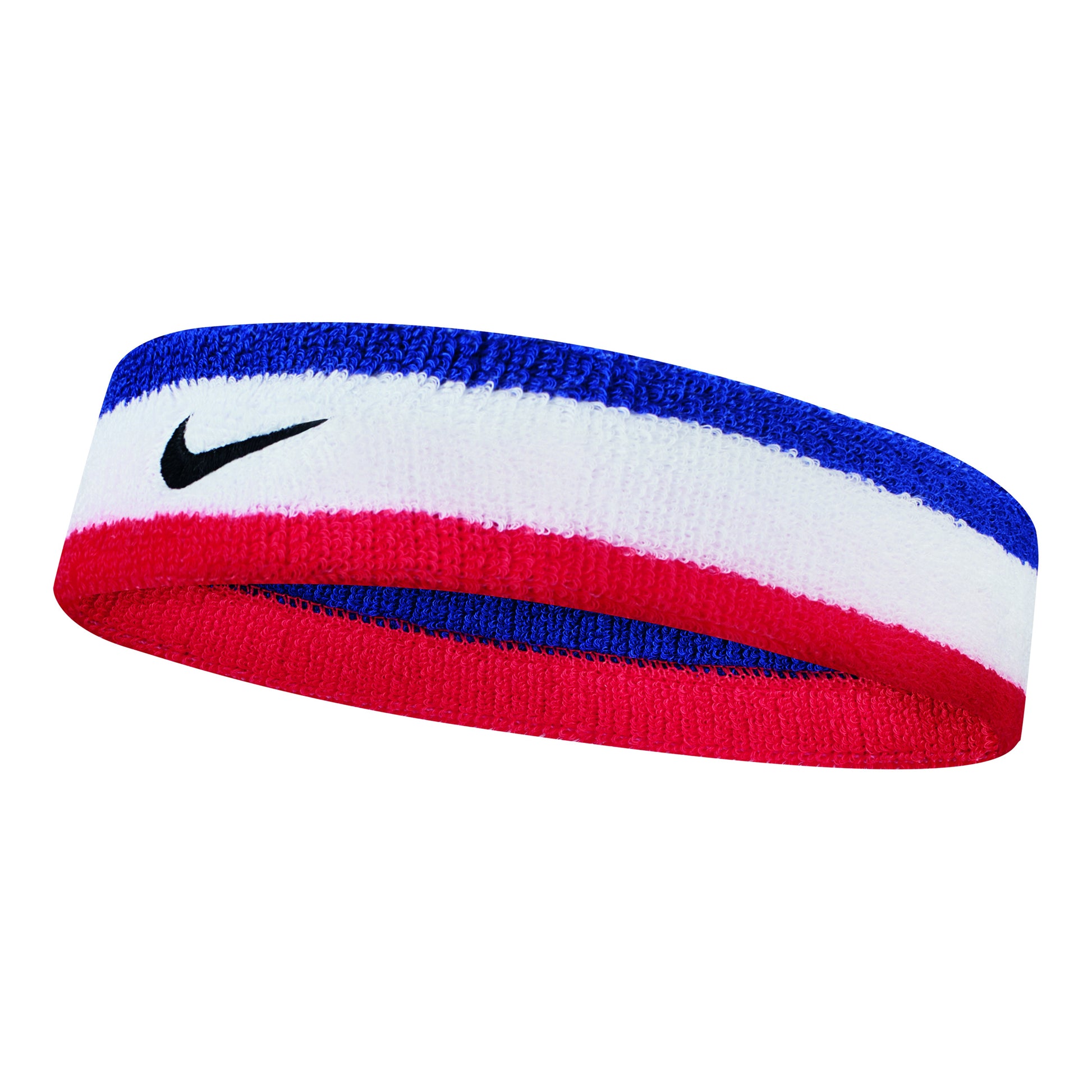 Nike Swoosh Cinta para la cabeza Unisex - blanco, azul