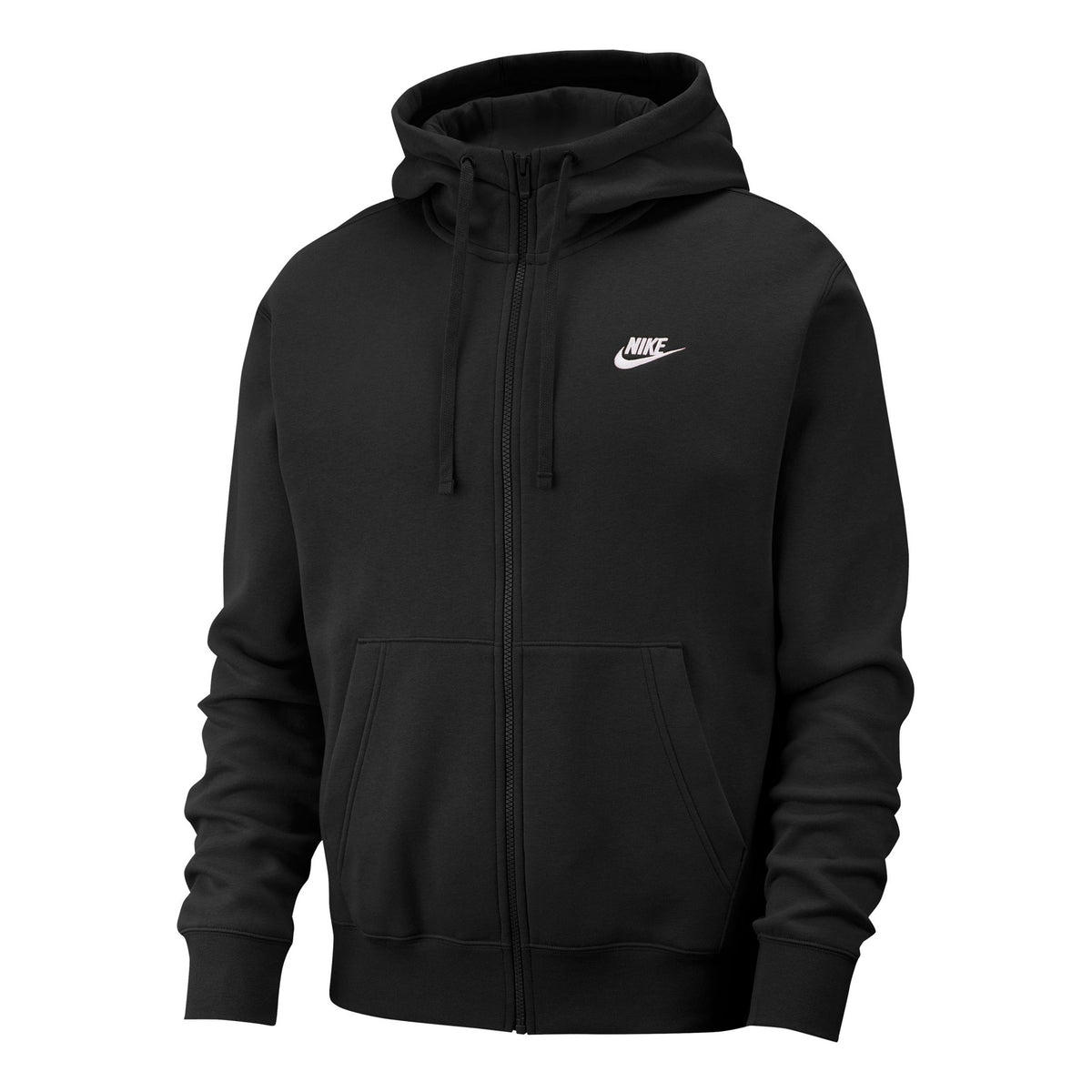 Nike Sportswear Club Full Zip Sudadera con cremallera Hombres - negro, blanco