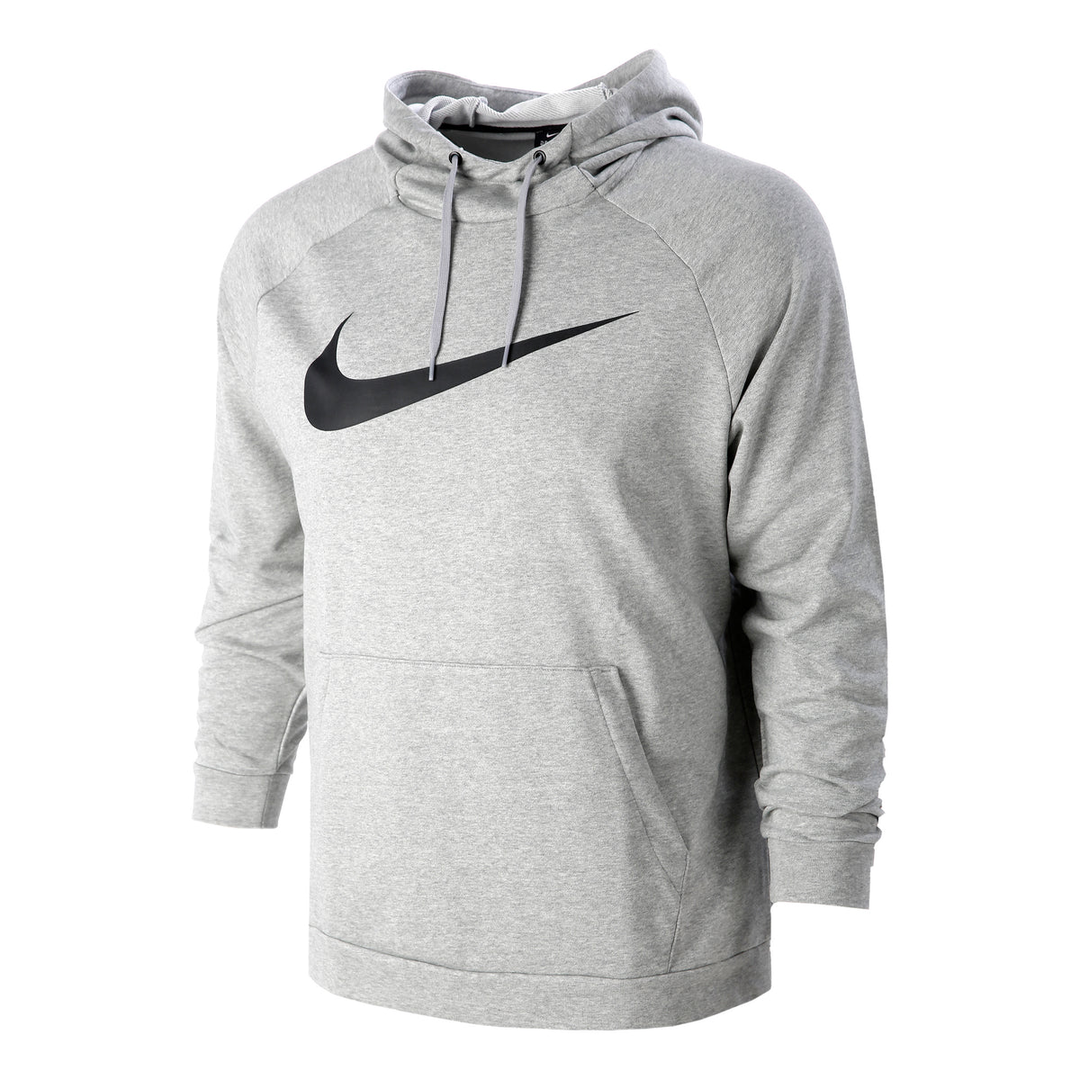 Nike Dri-Fit Swoosh Sudadera con capucha Hombres - gris claro, negro