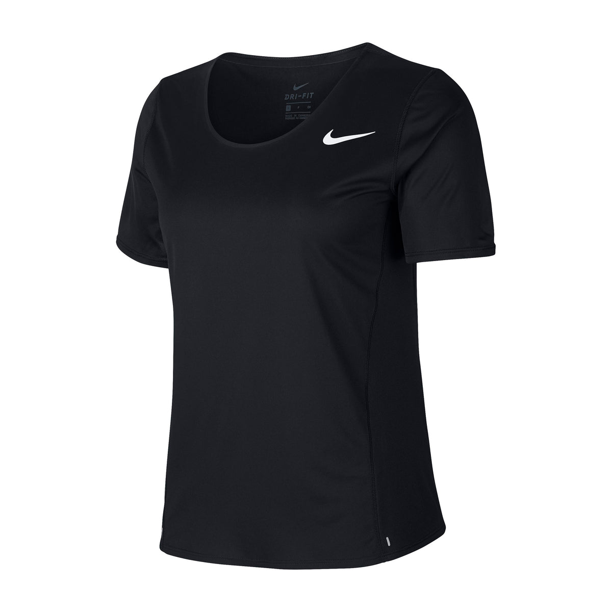 Nike City Sleek Camiseta de manga corta Mujeres - negro, plateado