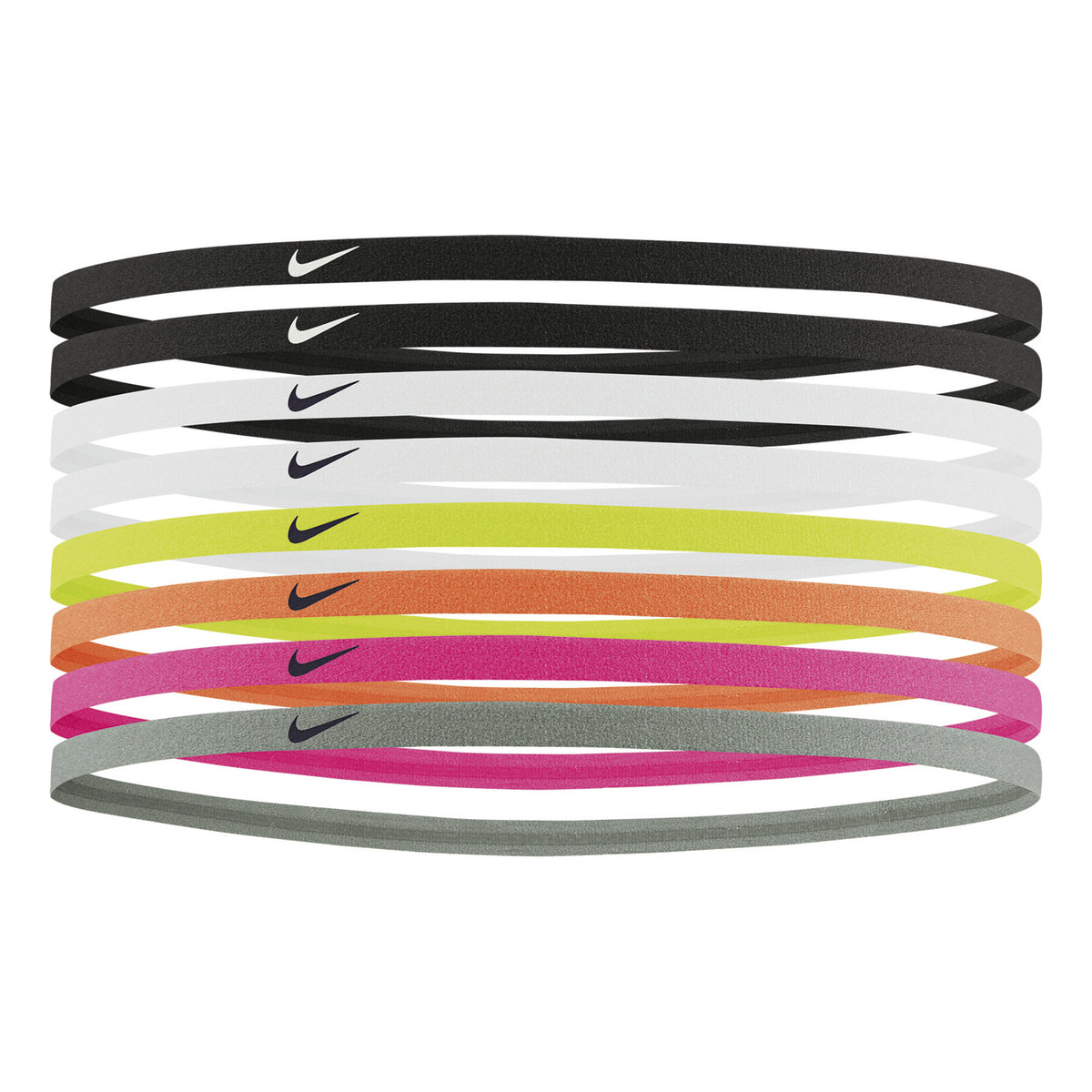 Nike Skinny Cinta Para El Pelo-Multicolor