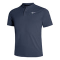 Dri-Fit Court Blade Solid Polo Hombres - azul oscuro,