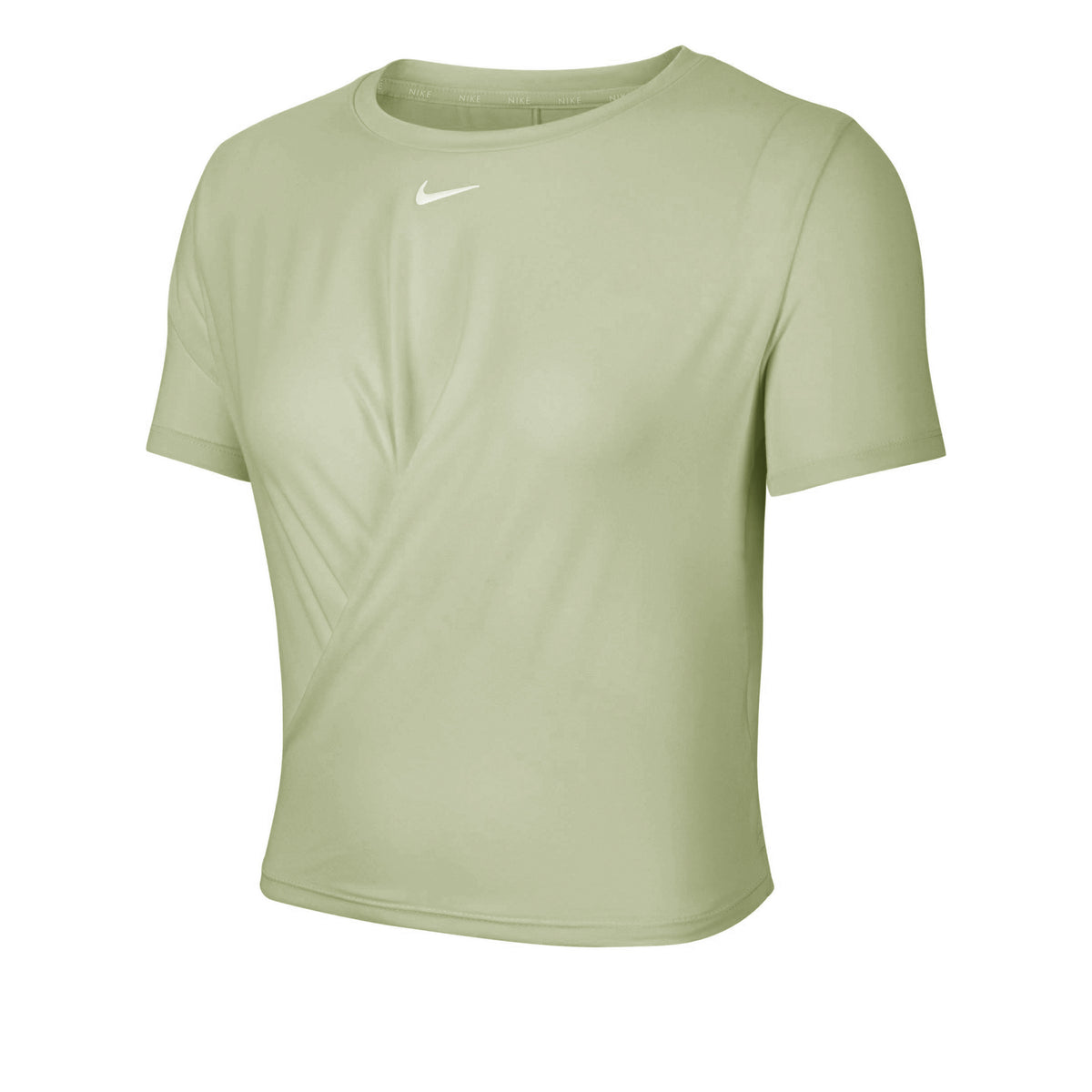 Nike Dri-Fit One Luxe Standard-Fit Twist Camiseta de manga corta Mujeres - verde claro,