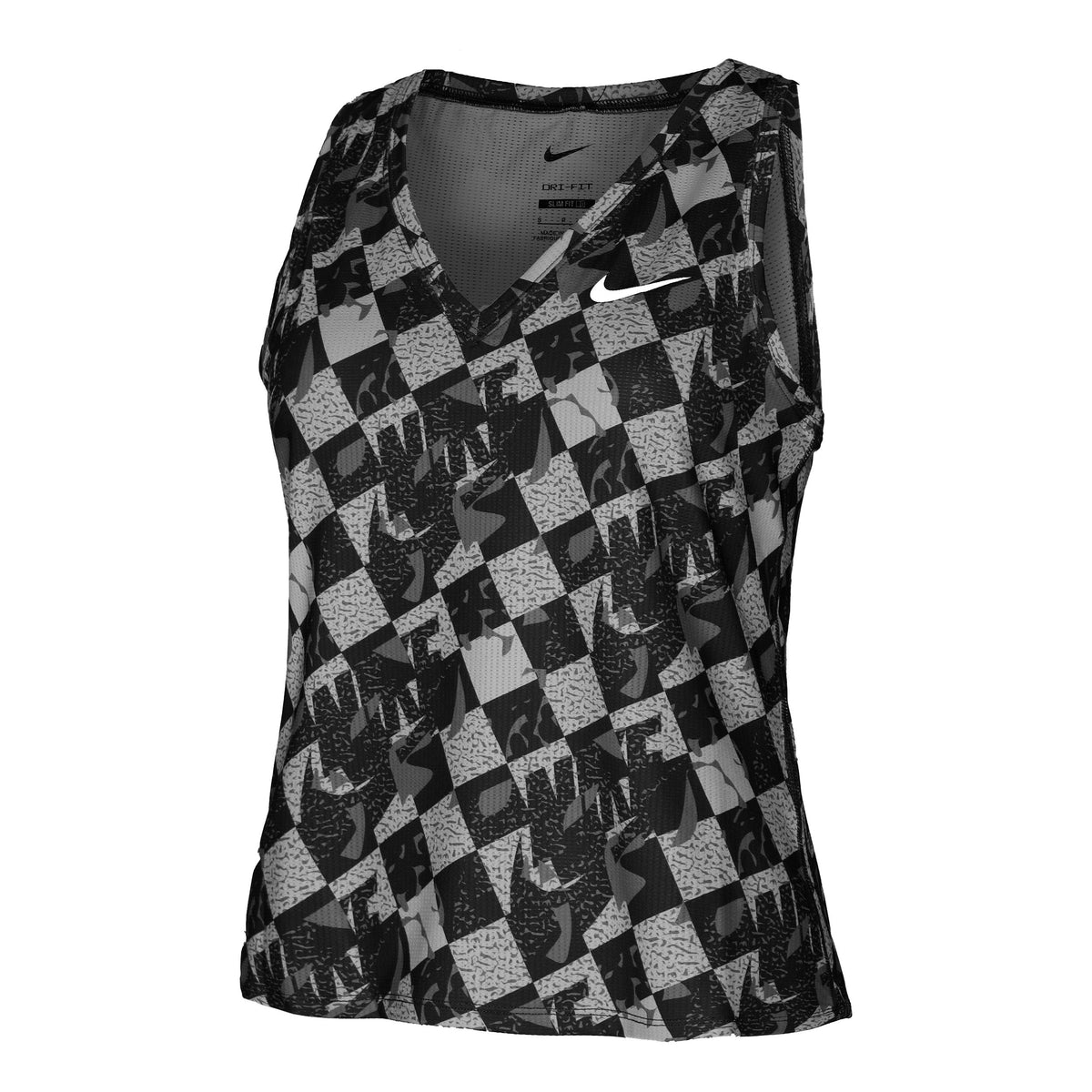 Nike Court Dri-Fit Victory Camiseta de tirantes Mujeres - negro, blanco