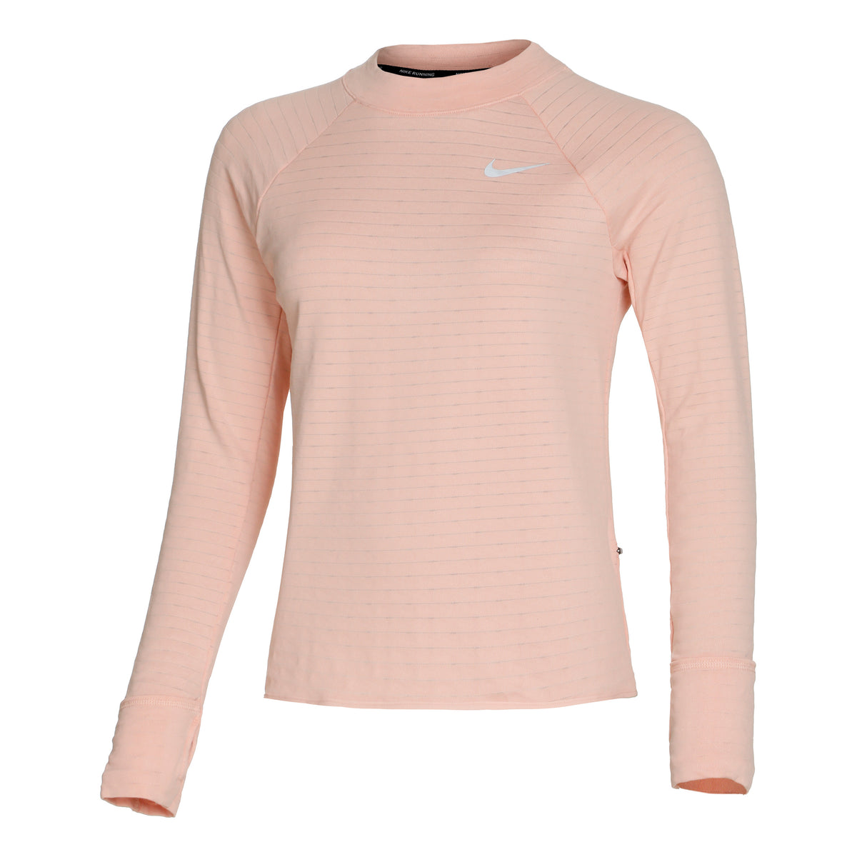 Nike Therma-Fit Element Crew Top de running Mujeres - beige, gris
