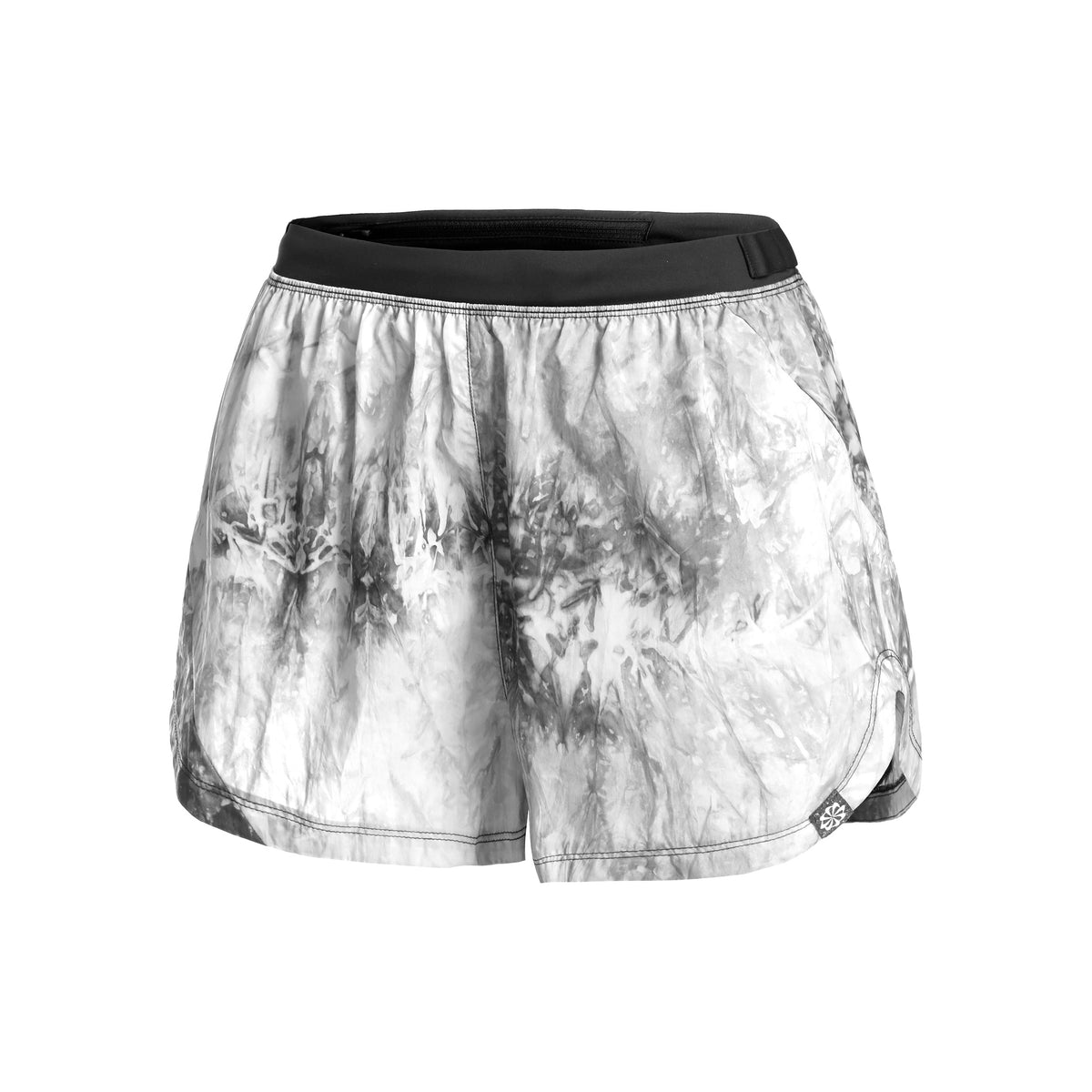 Nike Dri-Fit Trail Mid-Rise 3in Shorts Mujeres - negro, gris