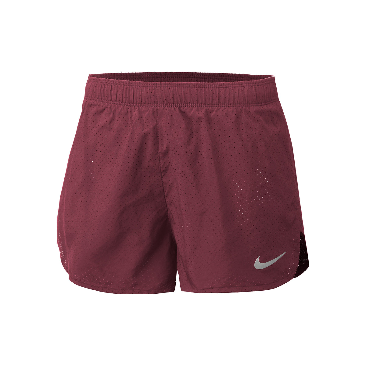 Nike Fast 4in Running Shorts Hombres - rojo, gris
