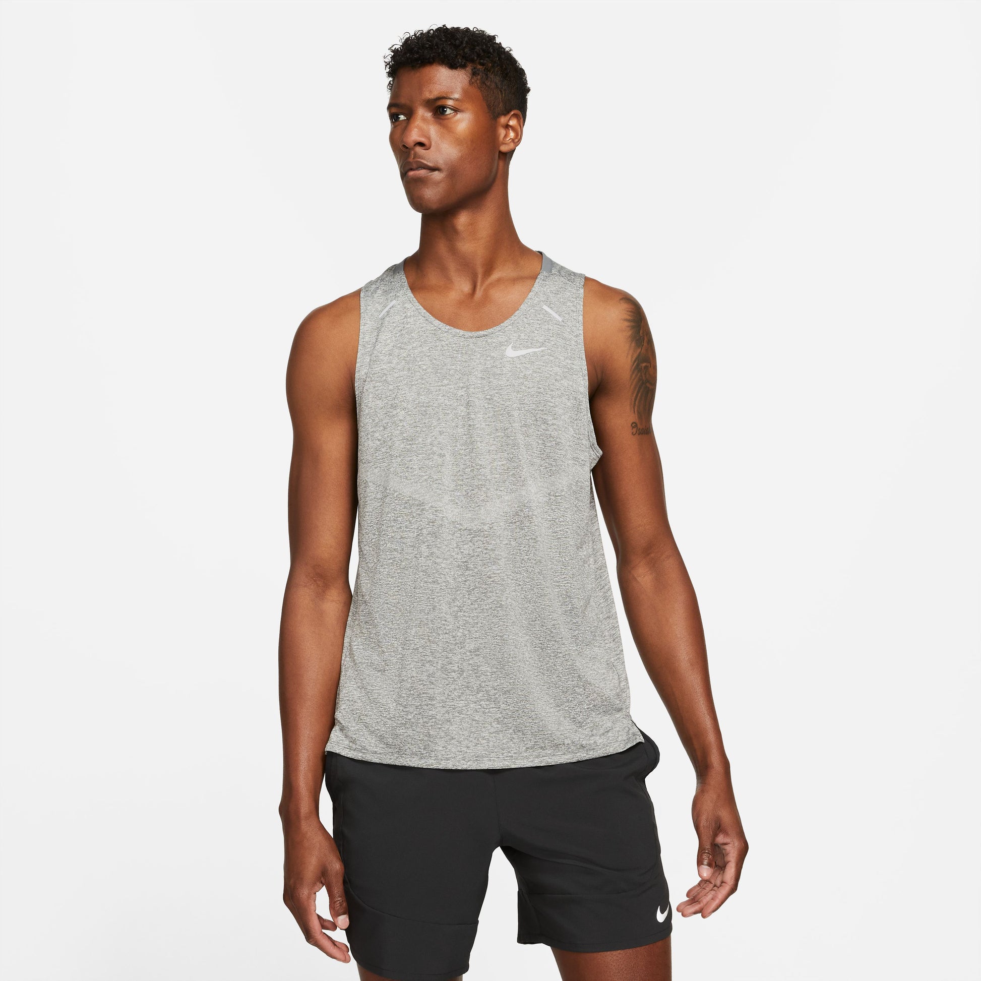Nike Dri-Fit Rise 365 Running Camiseta de tirantes Hombres - gris,