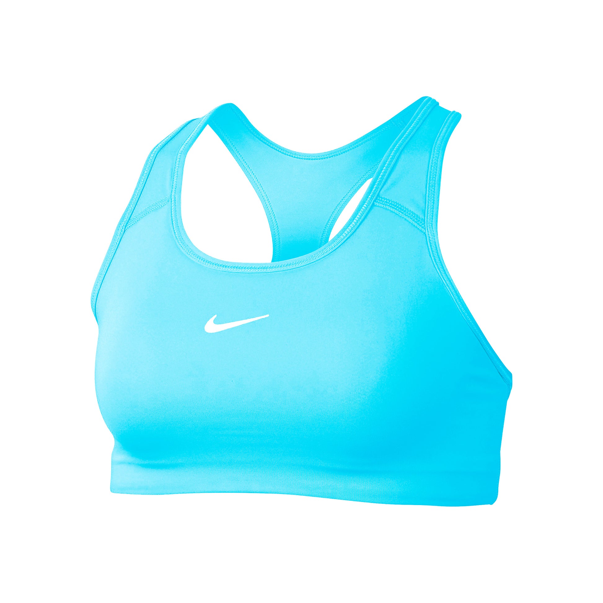 Nike Dri-Fit Swoosh Sujetador deportivo Mujeres - turquesa,