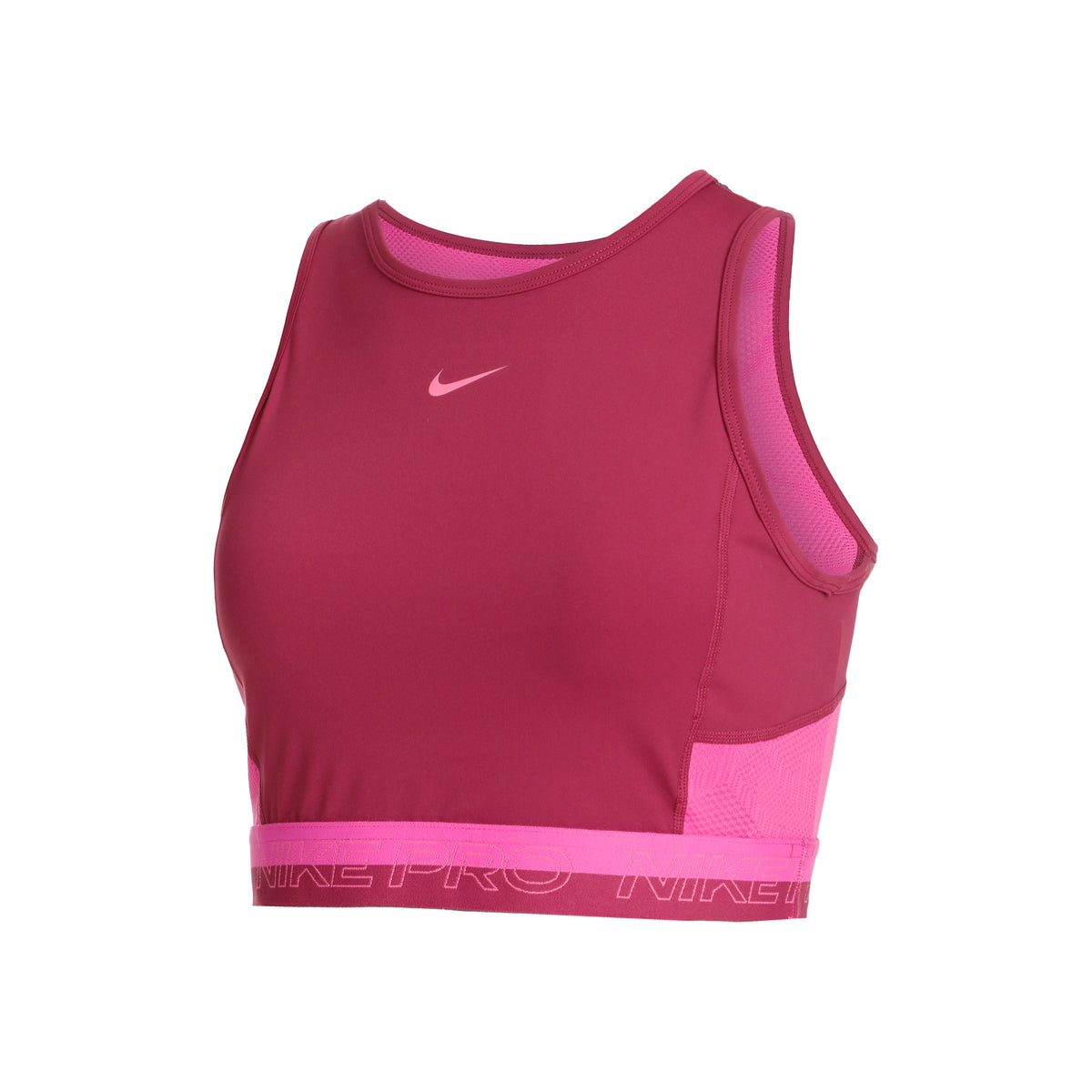 Nike Dri-Fit Performance 3in Camiseta de tirantes Mujeres - rojo, rosa