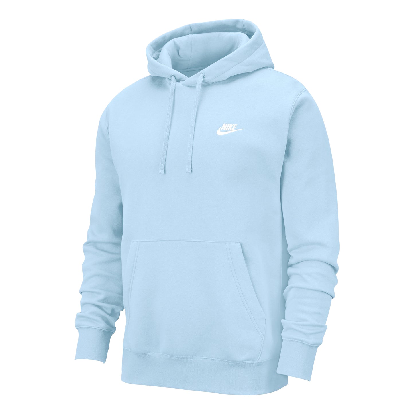 Nike Sportswear Club Sudadera con capucha Hombres - azul claro,