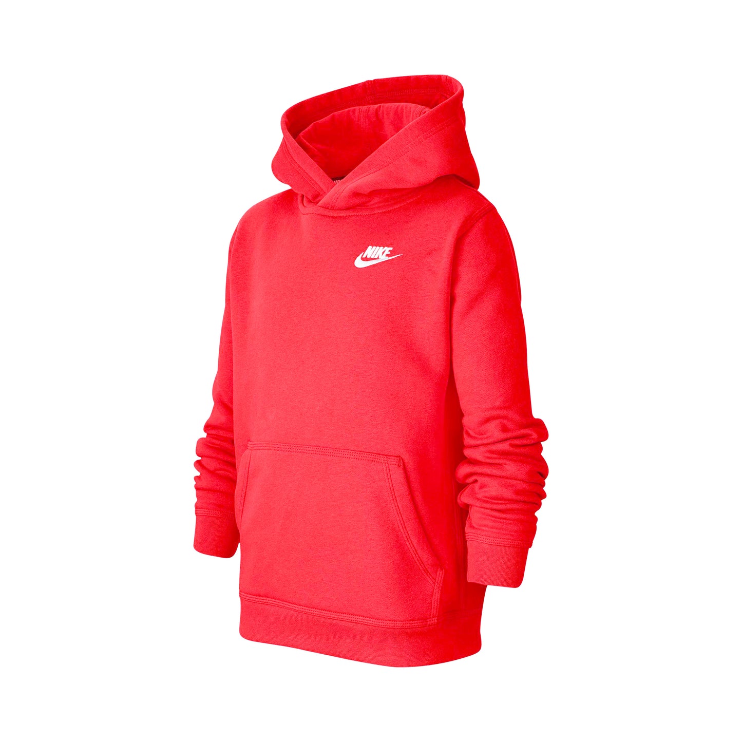 Nike Club Sudadera con capucha Chicos - rojo,