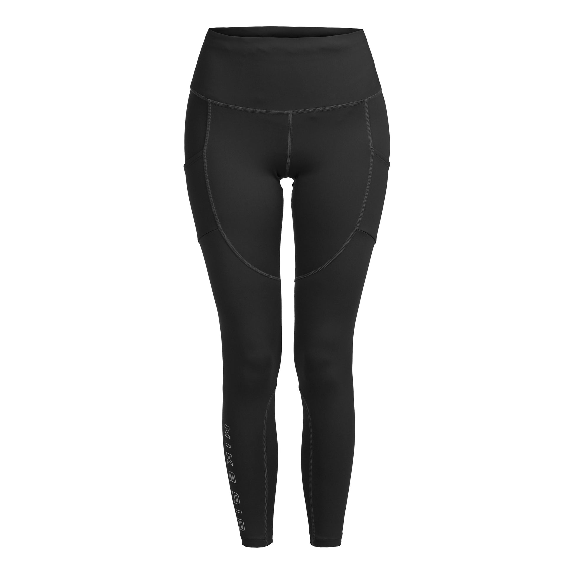 Nike Dri-Fit Air Mid-Rise 7/8 Malla Mujeres - negro,