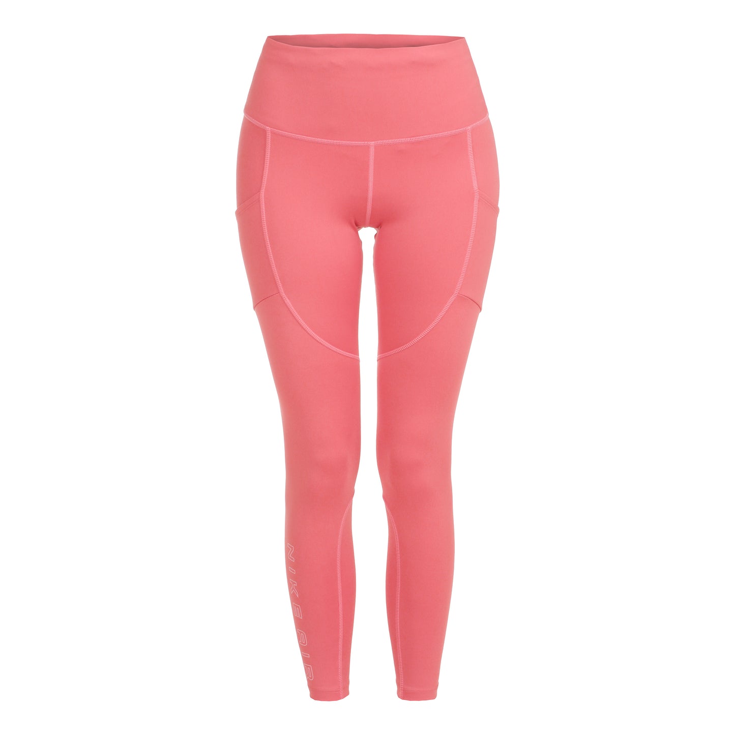 Nike Dri-Fit Air Mid-Rise 7/8 Malla Mujeres - naranja,