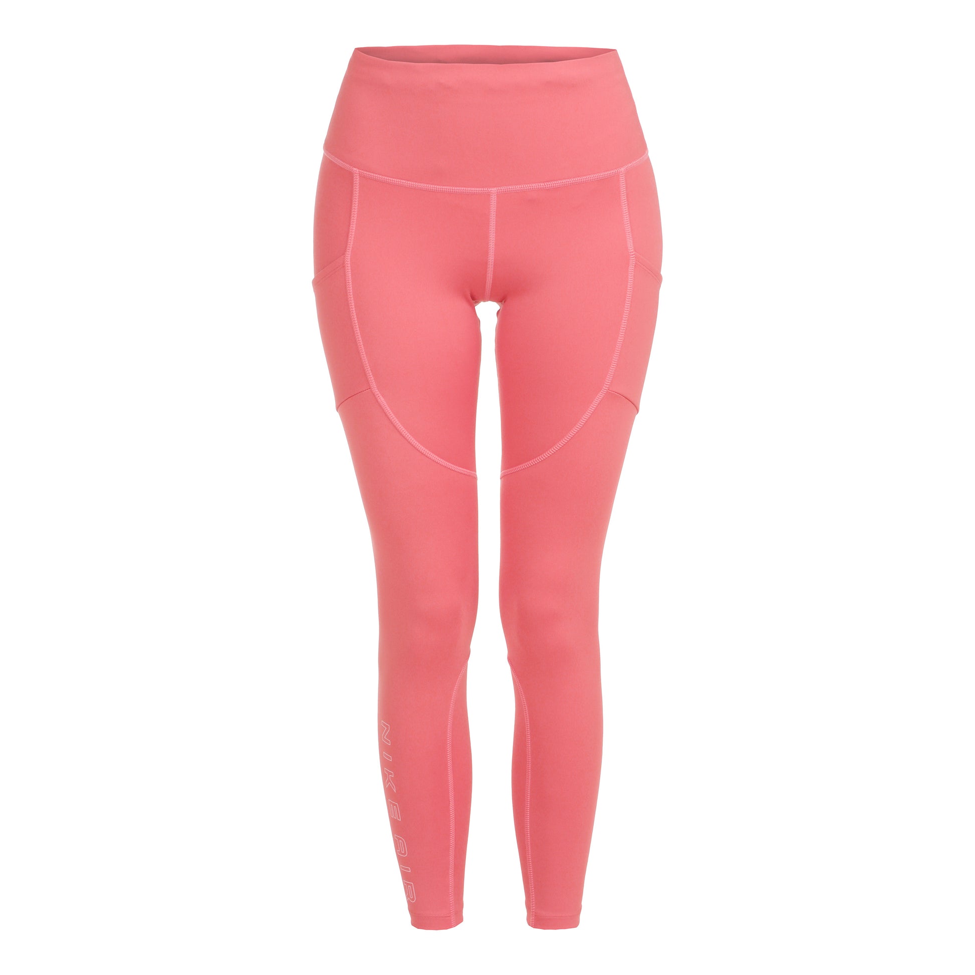 Nike Dri-Fit Air Mid-Rise 7/8 Malla Mujeres - naranja,