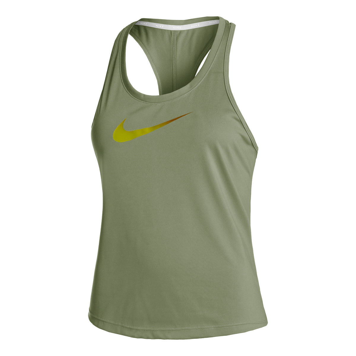 Nike Dri-Fit One Swoosh HBR Camiseta de tirantes Mujeres - oliva,