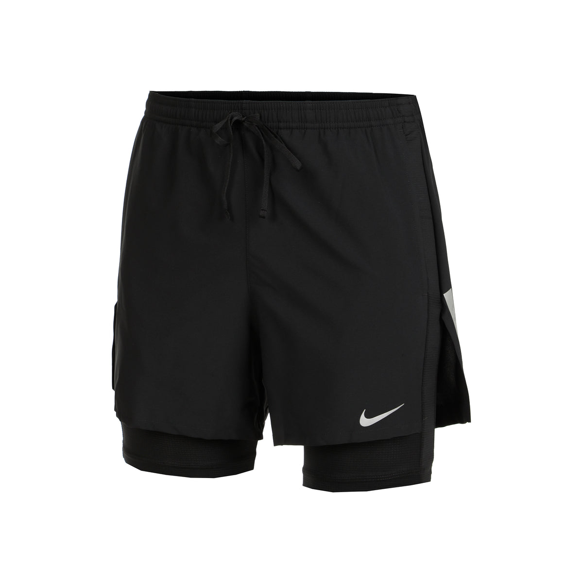 Nike Run Division 8in Hybrid Stride Shorts Hombres - negro,
