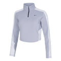 Dri-Fit Half-Zip Camiseta de manga larga Mujeres - morado,