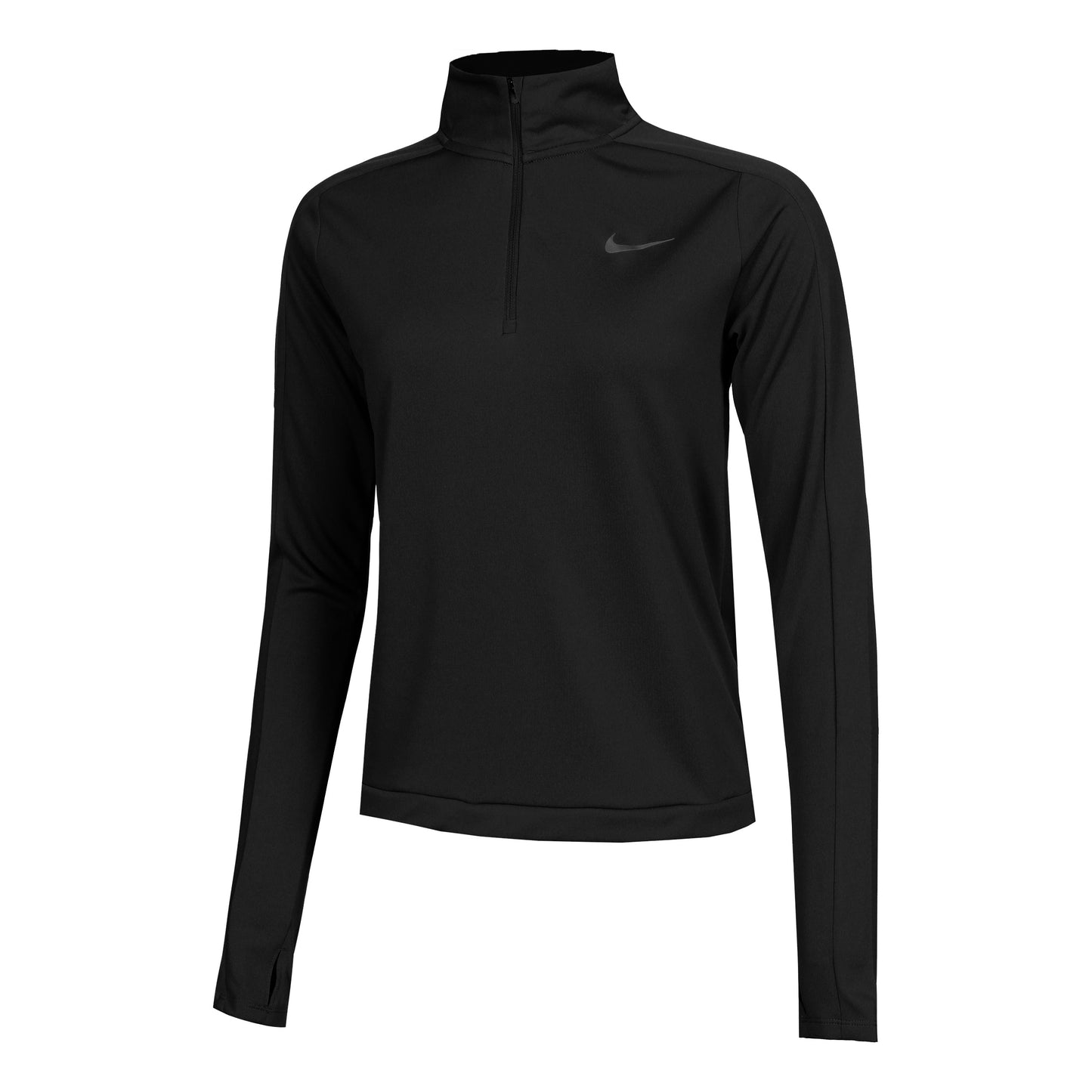 Nike Dri-Fit Pacer 1/4-Zip Camiseta De Manga Larga Mujeres-Negro