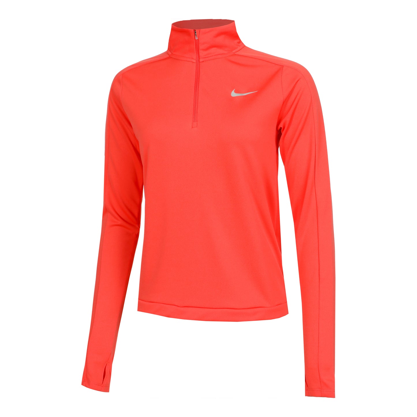 Nike Dri-Fit Pacer 1/4-Zip Camiseta de manga larga Mujeres - coral,
