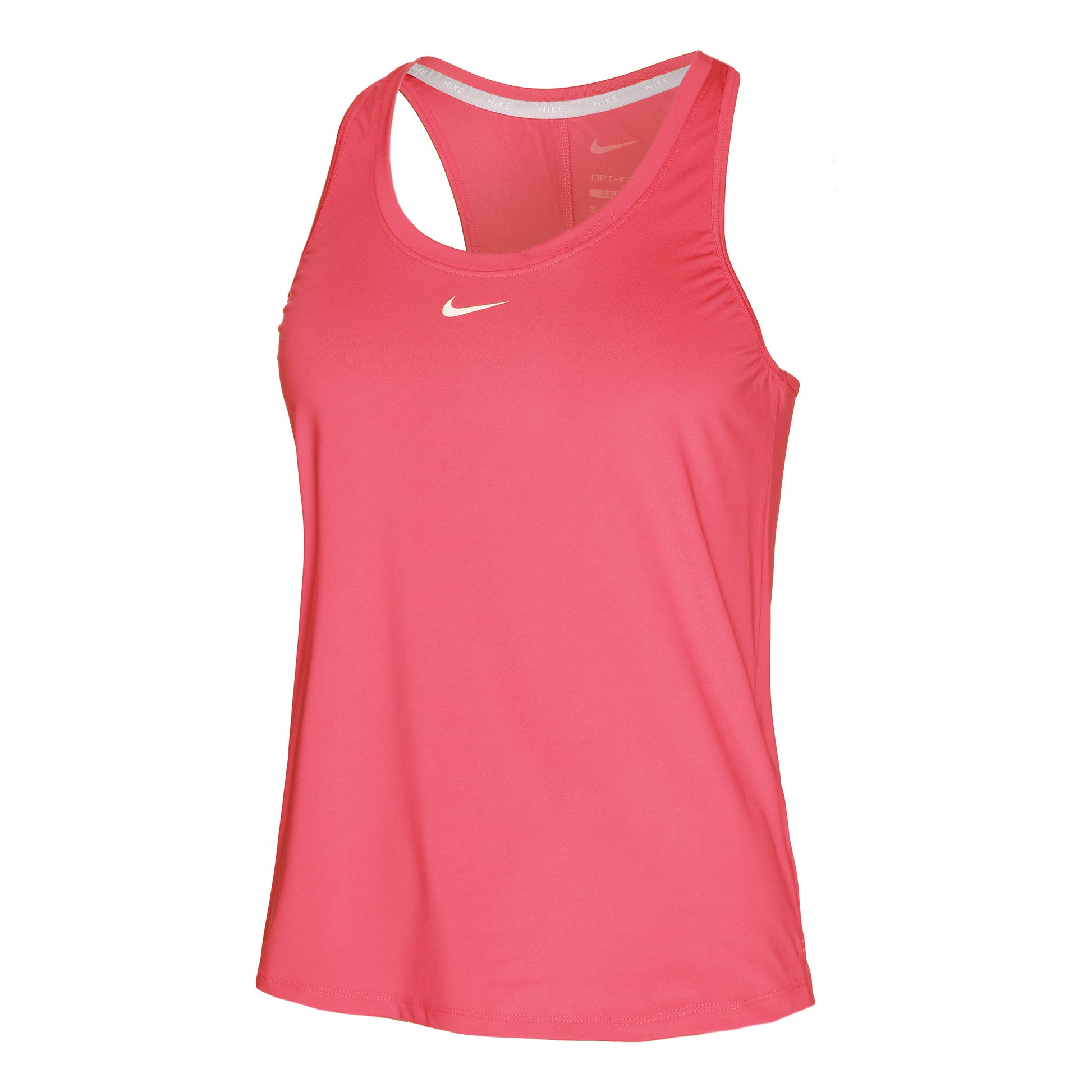 Nike Dri-Fit One Slim Camiseta de tirantes Mujeres - rojo claro,