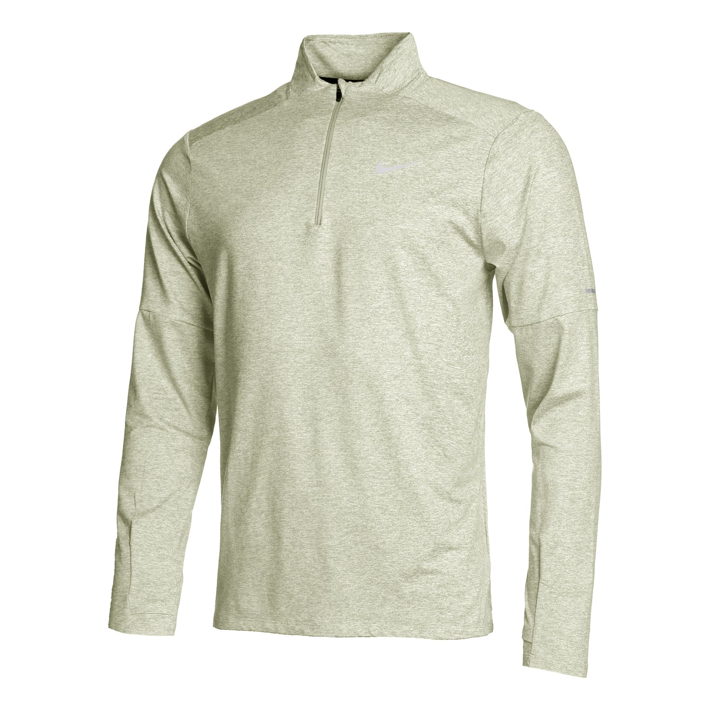Nike Dri-Fit Element Half-Zip Top de running Hombres - verde claro,