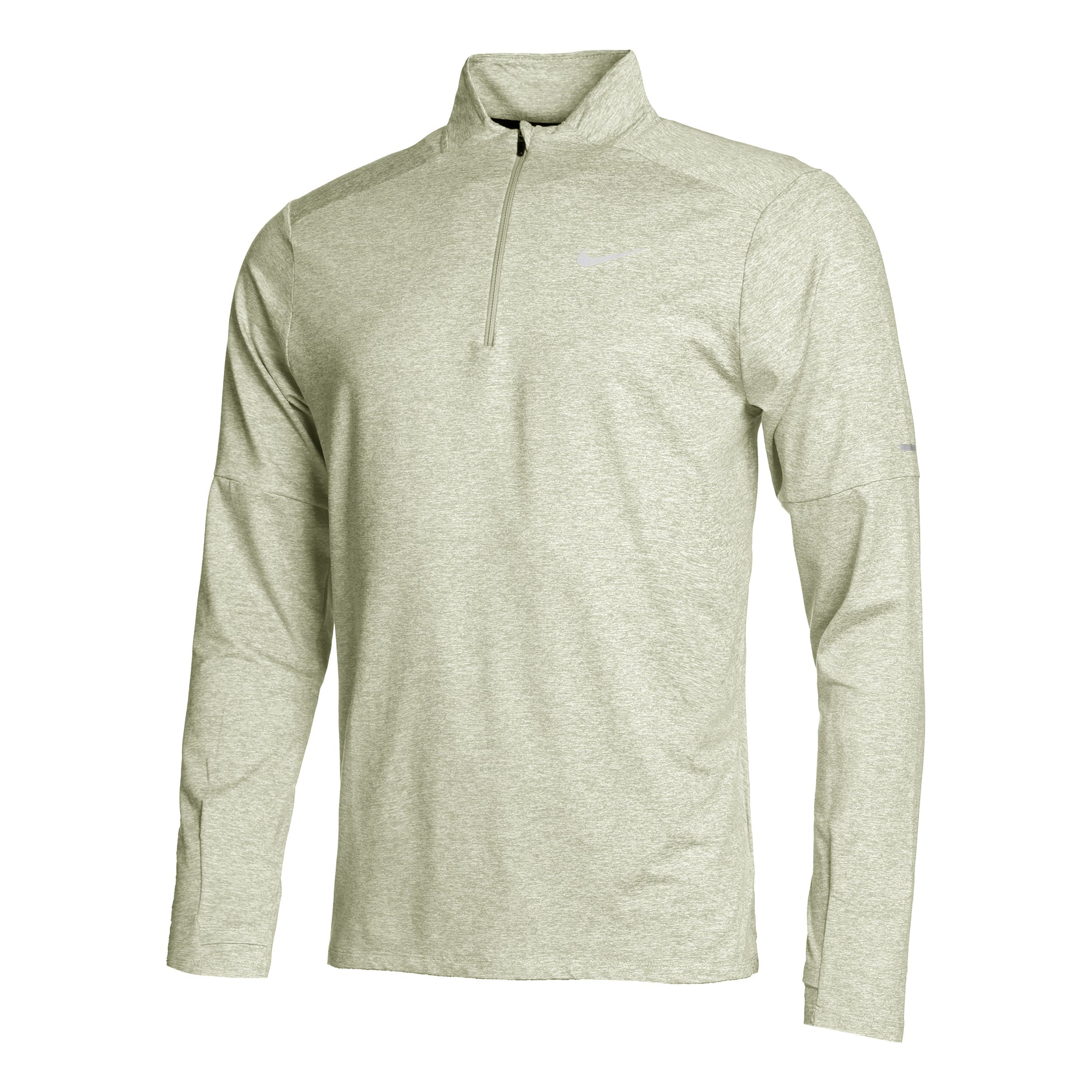 Nike Dri-Fit Element Half-Zip Top de running Hombres - verde claro,