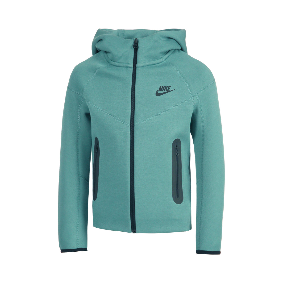 Nike Tech Fleece Full-Zip Sudadera con cremallera Chicos - verde oscuro,