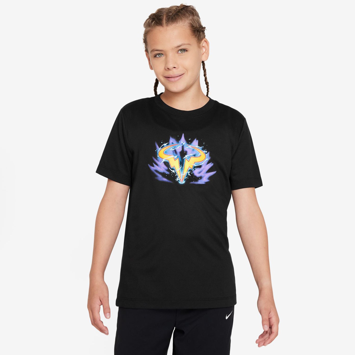 Nike Dri-Fit Rafa Camiseta de manga corta Niños - negro,