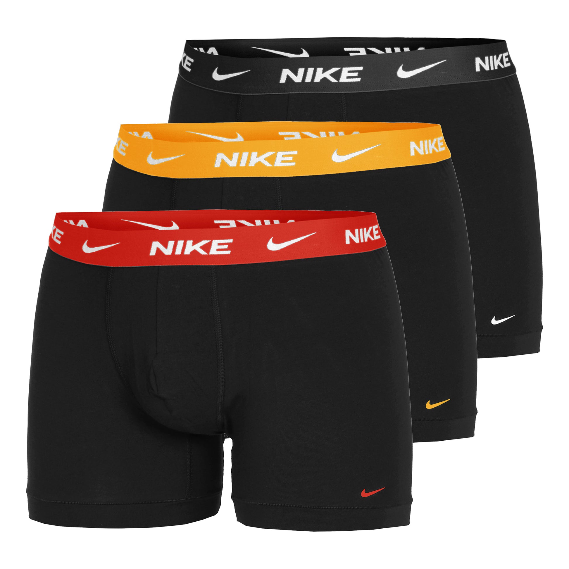 Nike Dri-Fit Essential Micro Trunk Calzoncillos tipo bóxer Pack de 3 Hombres - negro,