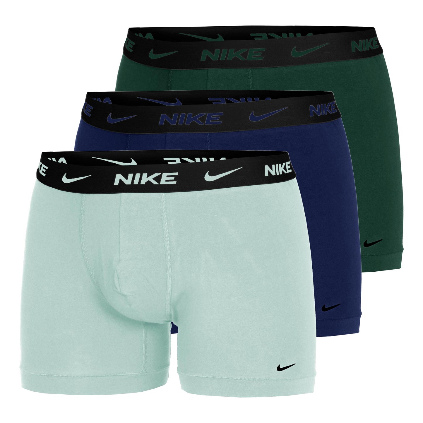 Nike Dri-Fit Essential Micro Trunk Calzoncillos tipo bóxer Pack de 3 Hombres - mint, azul